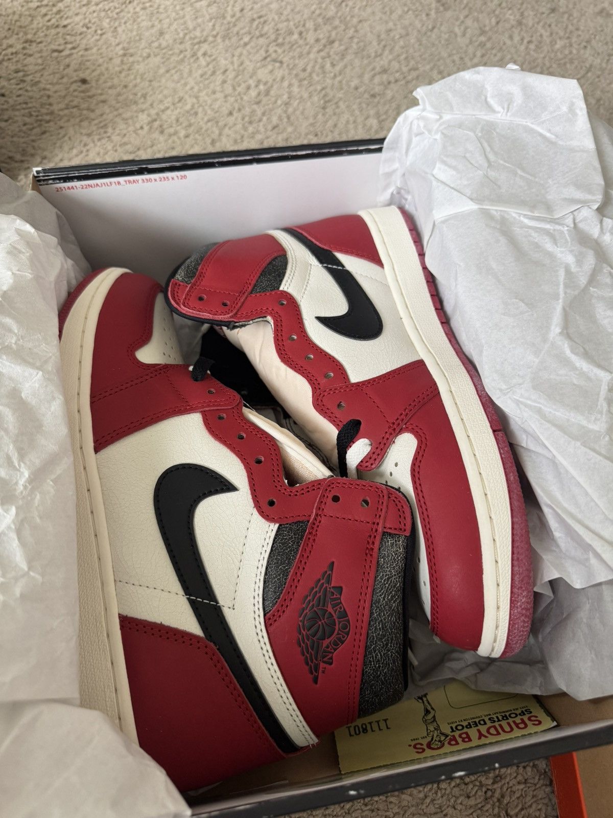 Jordan Brand Jordan 1 high Lost and found Size US 10.5 / EU 43-44 - 8 Thumbnail