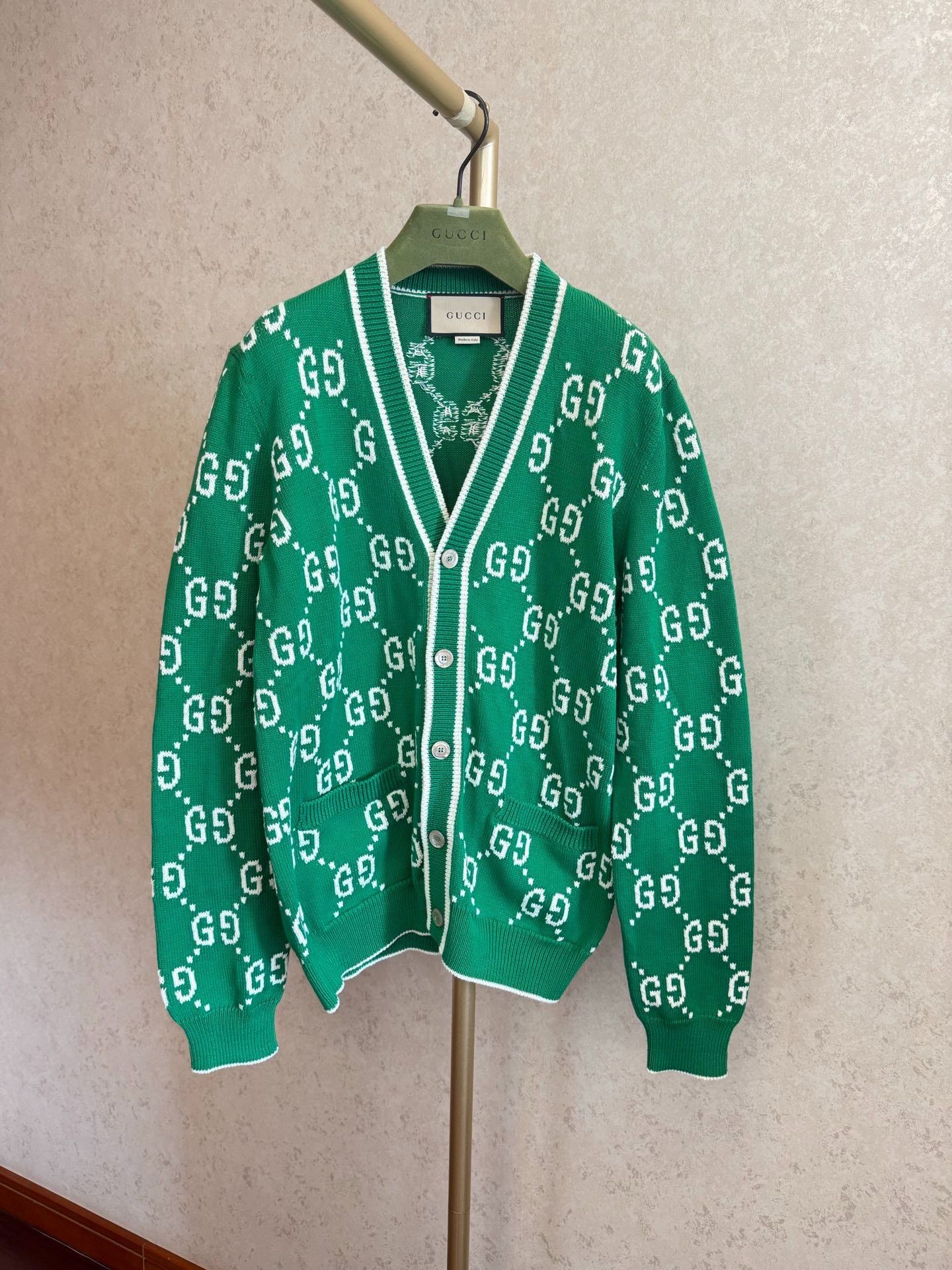 Gucci Gucci 100% Cotton Cardigan Size US M / EU 48-50 / 2 - 1 Thumbnail