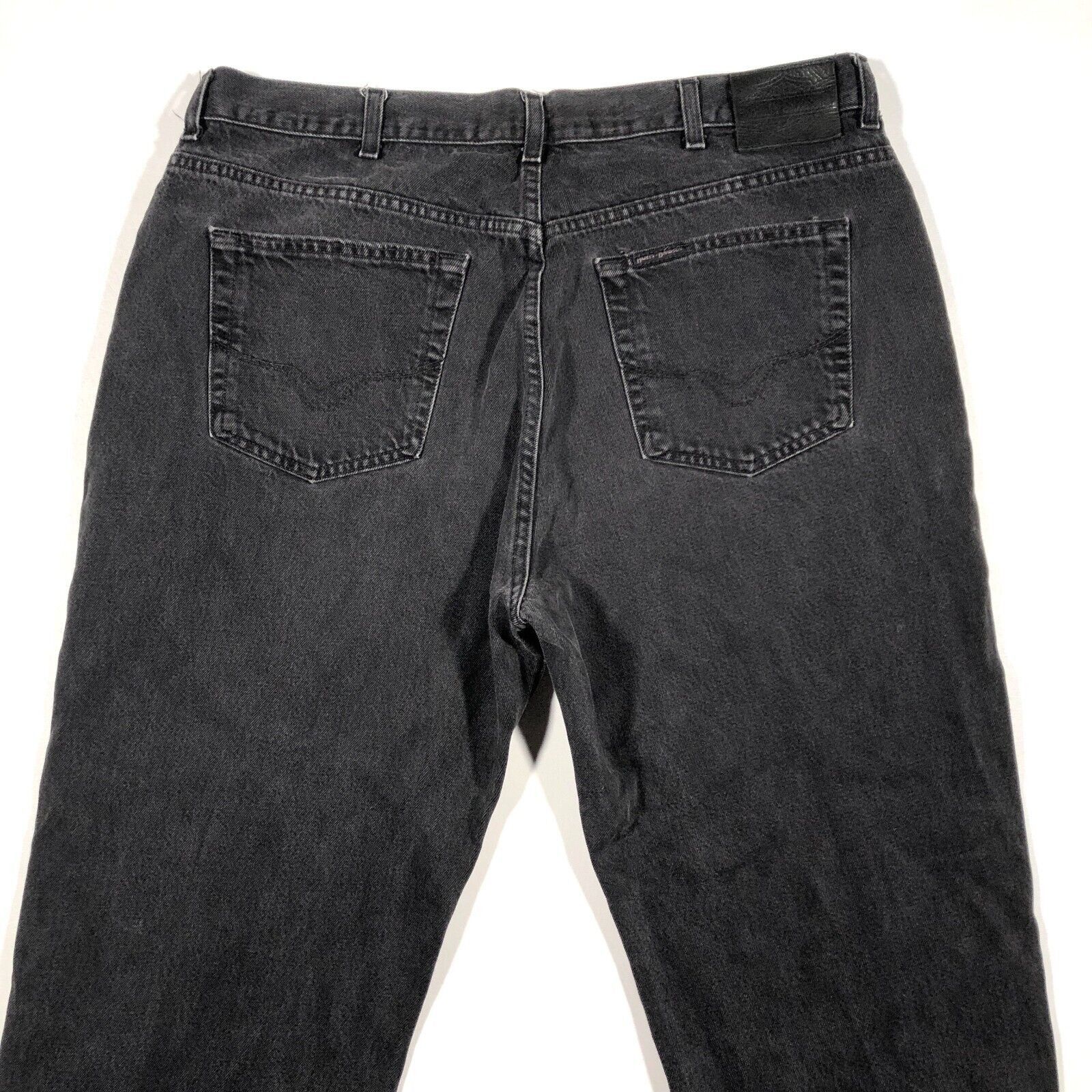 Harley Davidson × Vintage Vintage Harley Davidson Black Baggy Jeans Size 40x30 Size US 40 / EU 56 - 9 Thumbnail