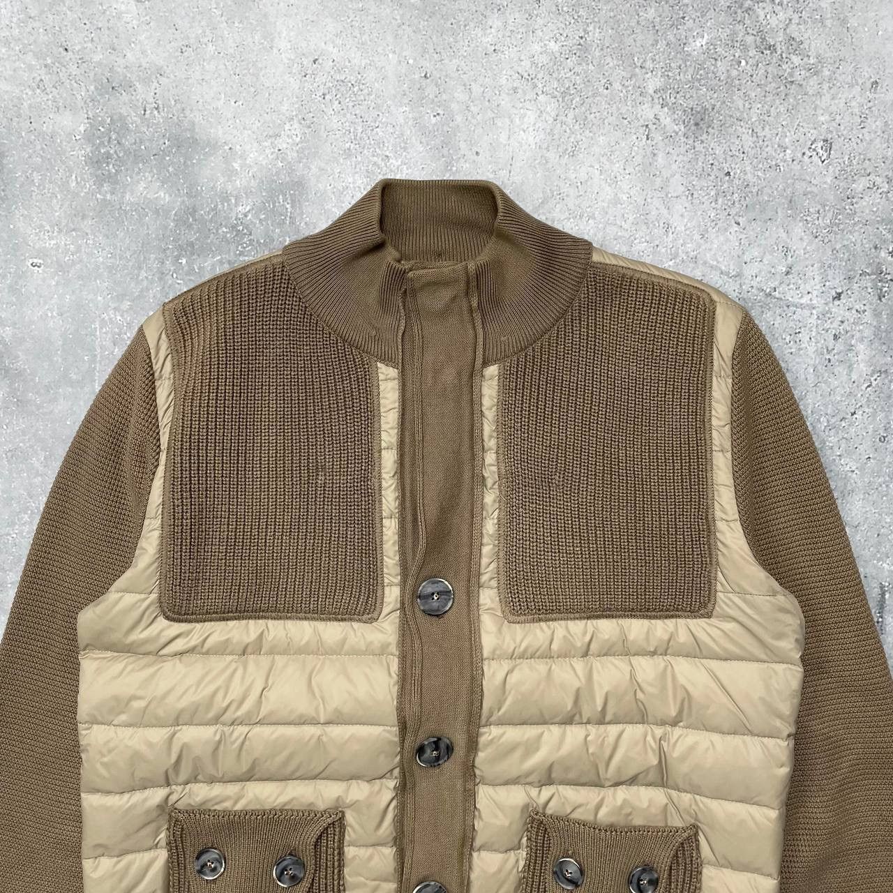 Bark Bark Knit Down Button-Up Cardigan Brown Size M Size US M / EU 48-50 / 2 - 3 Thumbnail