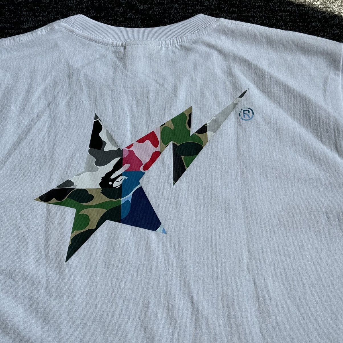 Bape BAPE ABC Camo Crazy Bape Sta Logo T-shirt White Size US M / EU 48-50 / 2 - 5 Thumbnail