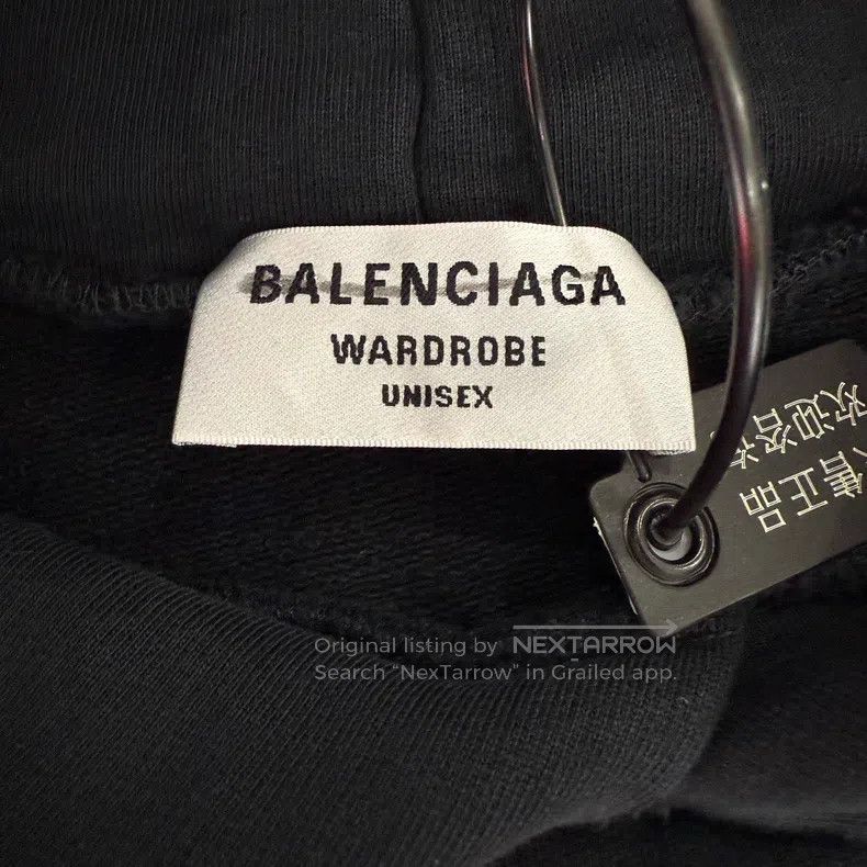 Balenciaga Balenciaga Coca-Cola Wave Letter Pattern Embroidered Hoode Size US XXL / EU 58 / 5 - 5 Thumbnail