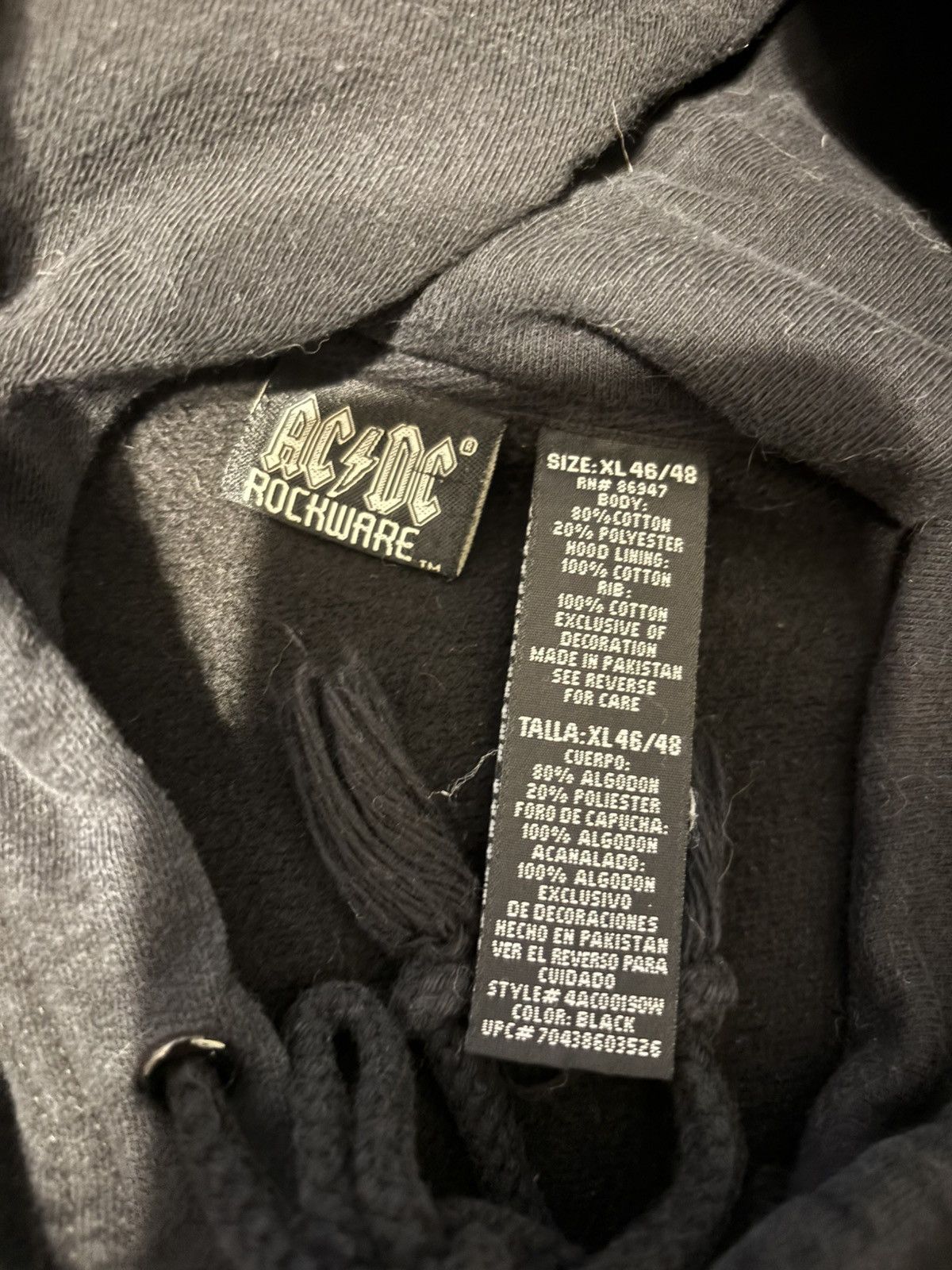 AC/DC AC/DC ROCKWARE Y2K Hoodie Size US XL / EU 56 / 4 - 2 Thumbnail