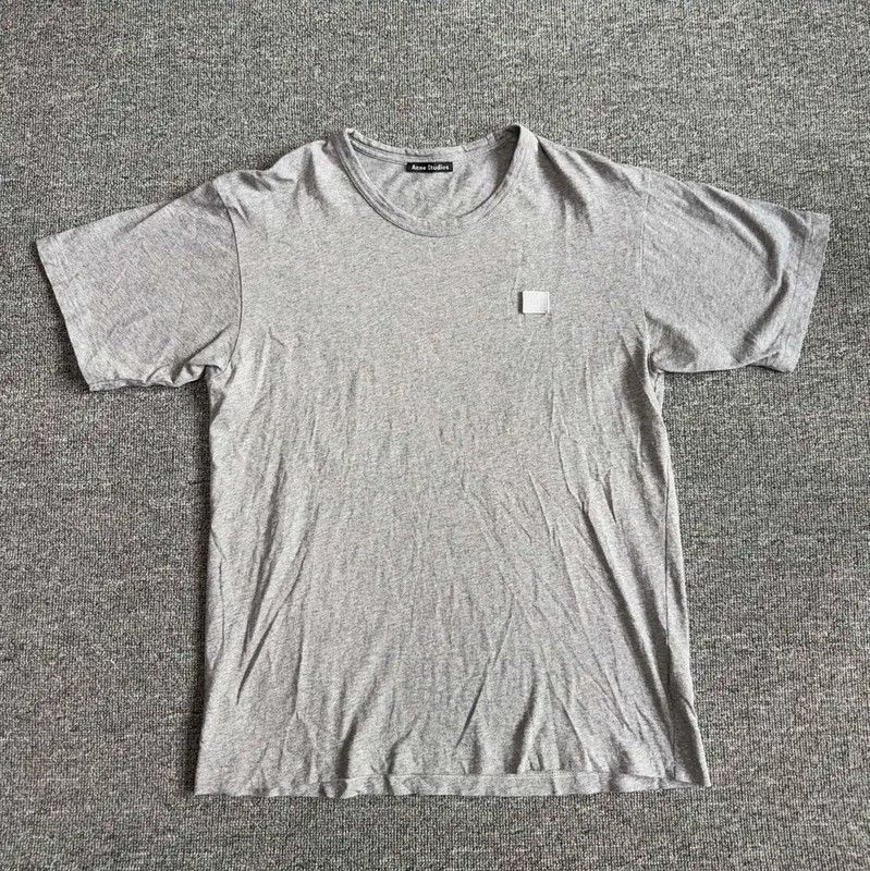 Acne Studios Acne Studios Gray Cotton Women's T-shirt Size M / US 6-8 / IT 42-44 - 1 Thumbnail