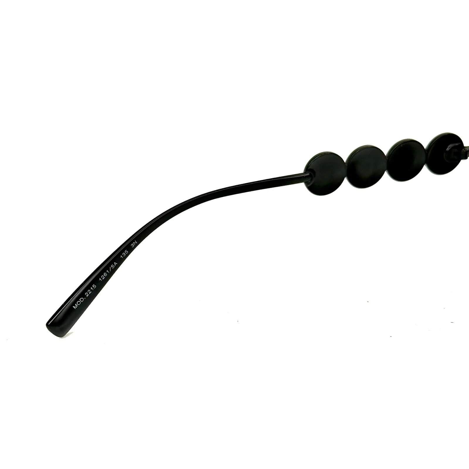 Versace VERSACE VE2215 2215 Black Coin Medusa Stud Gold Sunglasses Size ONE SIZE - 2 Thumbnail