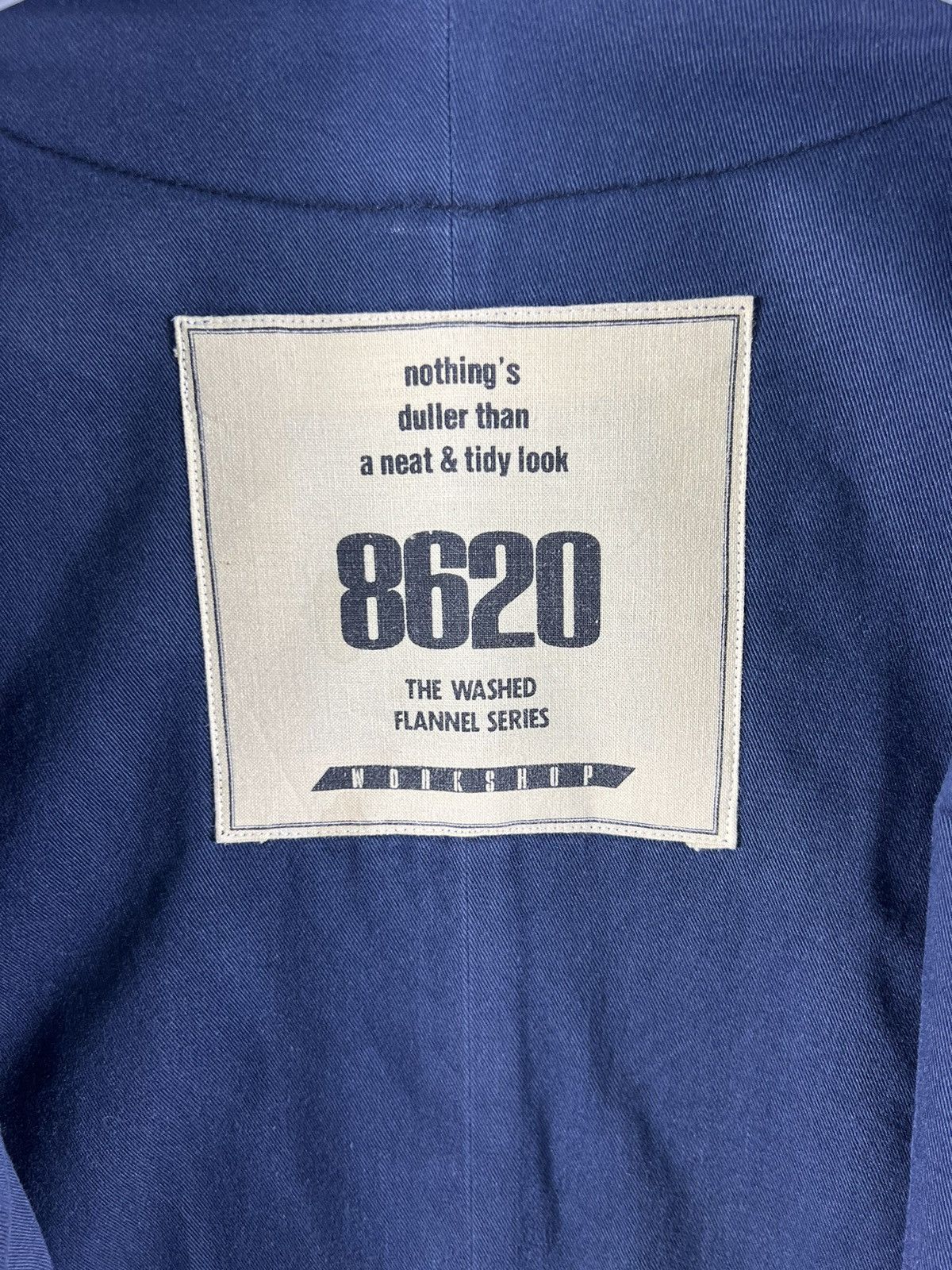 Y's 🔥 Yohji Yamamoto 8620 Workshop Washed Flannel Avant Garde Size US L / EU 52-54 / 3 - 10 Thumbnail