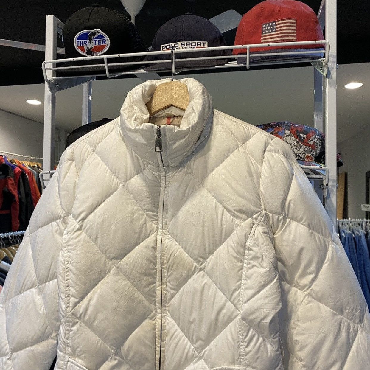 Burberry Burberry Brit White Diamond Quilted Jacket Classic Puffer Size US S / EU 44-46 / 1 - 4 Thumbnail