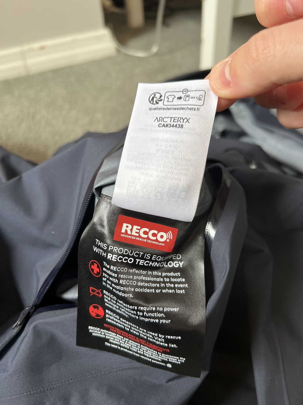 Arc'teryx Arc’Teryx Beta AR Jacket 2022 Black Sapphire Medium Size US M / EU 48-50 / 2 - 8 Thumbnail