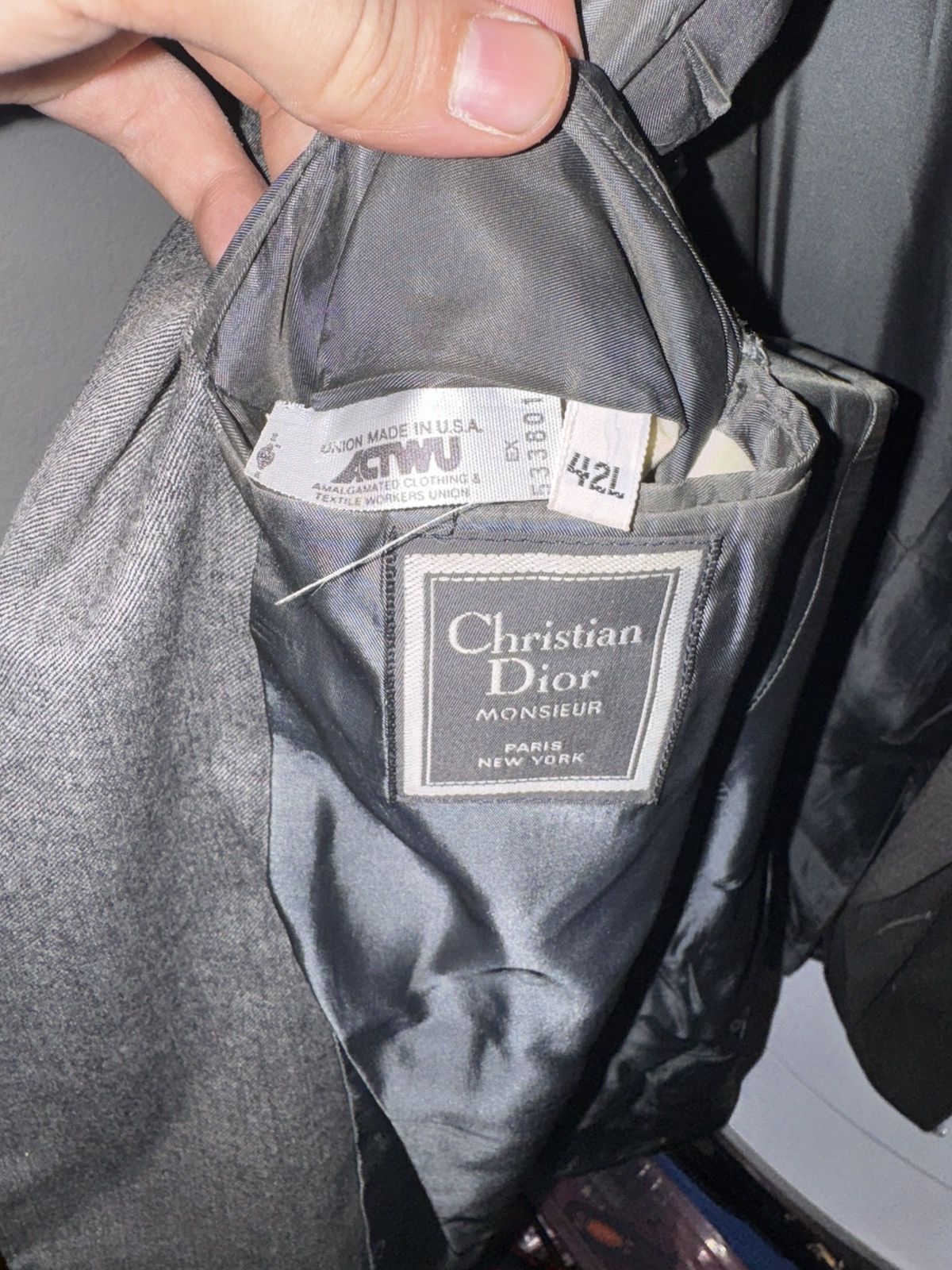 Christian Dior Monsieur Vintage Christian Dior Monsieur Blazer – 42L – Pure Wool Size 42L - 3 Thumbnail
