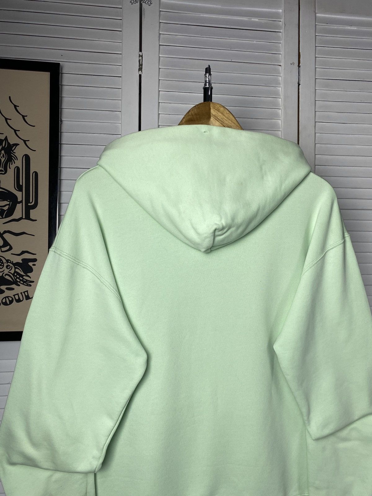 Champion × Vintage Vintage Champion ECO Oversized Boxy Hoodie Beautiful Mint Size US S / EU 44-46 / 1 - 8 Thumbnail