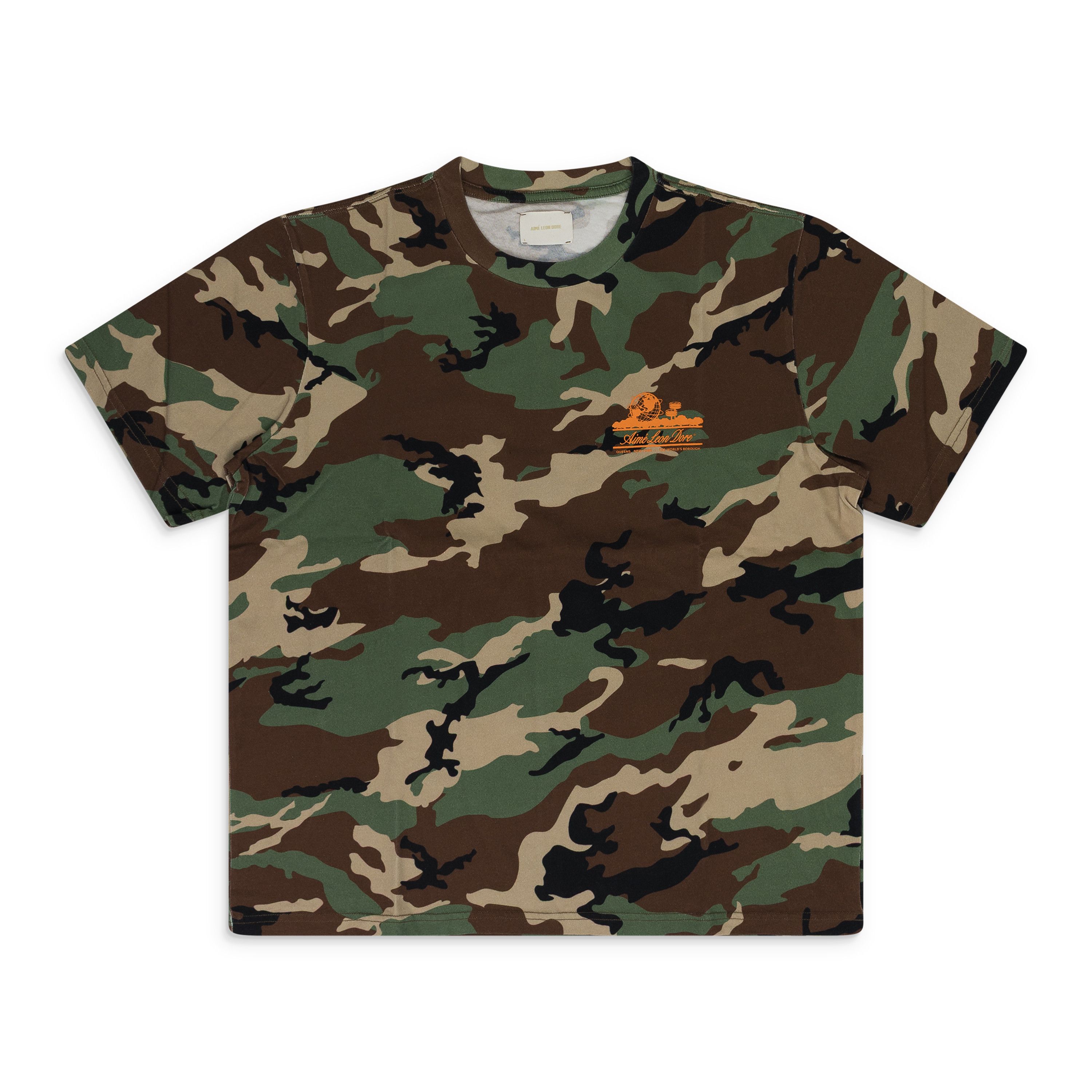 Aime Leon Dore Camo Unisphere T-Shirt SIZE S Size US S / EU 44-46 / 1 - 1 Thumbnail