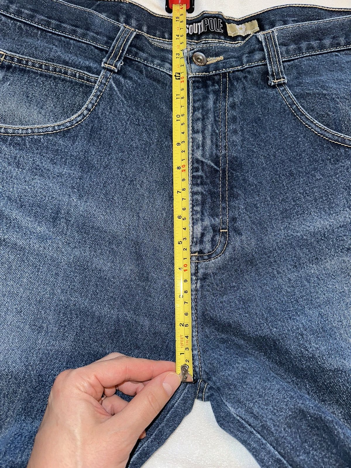Southpole × Vintage Vintage Southpole Jeans Mens 38x27 Med Wash Baggy Wide l Size US 38 / EU 54 - 8 Thumbnail