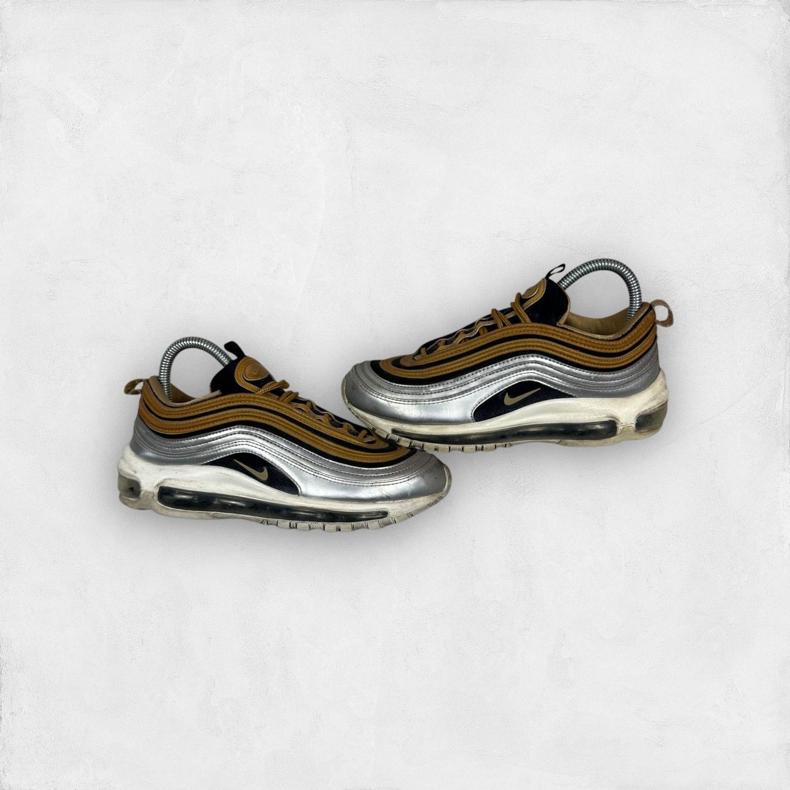Nike Nike Air Max 97 AQ4137-700 Women's Metallic Gold Shoes 7.5 Size US 7.5 / IT 37.5 - 1 Thumbnail