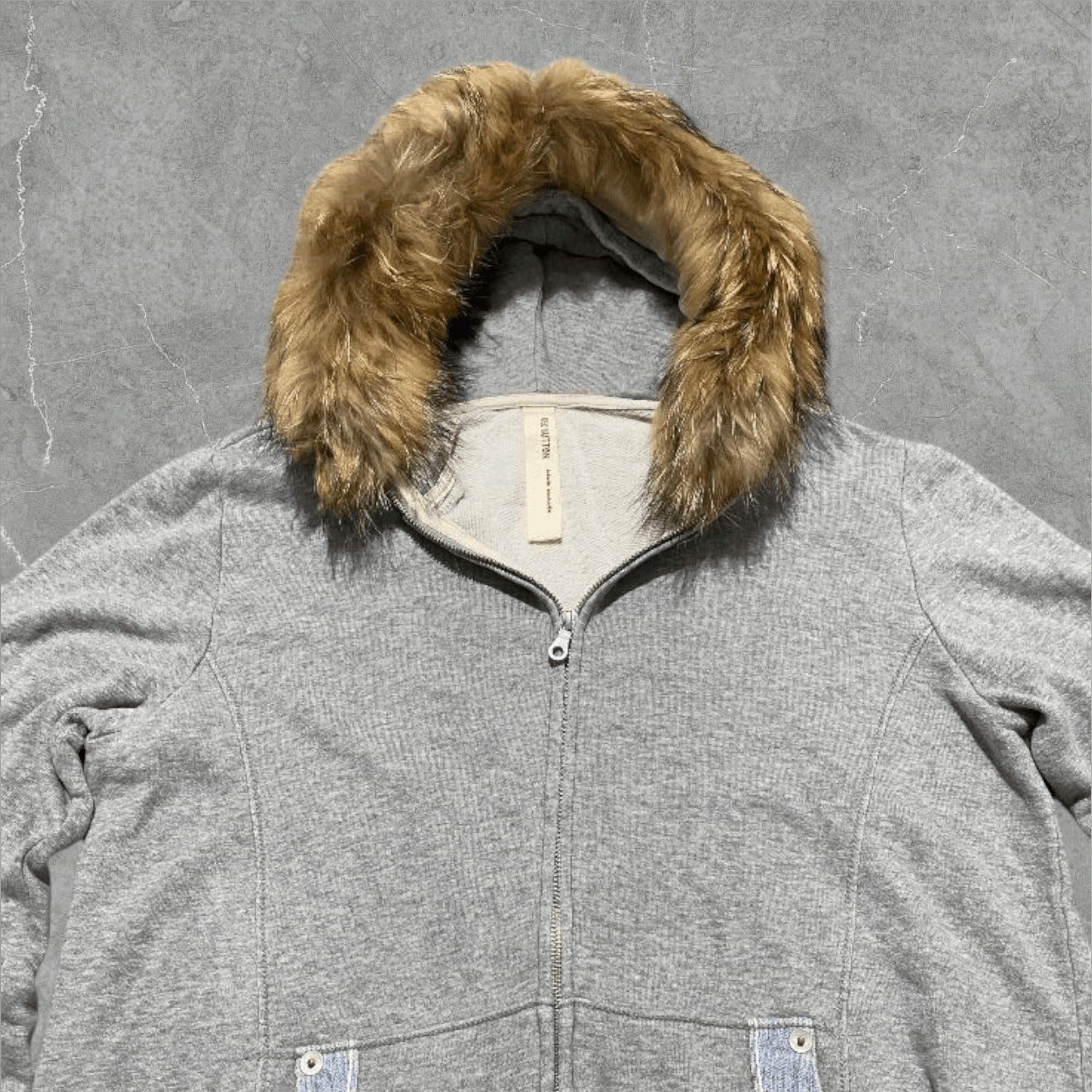 Japanese Brand RED BUTTON - FUR HOODIE STYLE Size US L / EU 52-54 / 3 - 3 Thumbnail