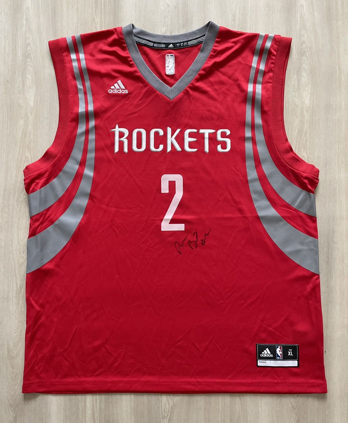 Adidas Houston Rockets Patrick Beverley Autographed Adidas XL Size US XL / EU 56 / 4 - 1 Thumbnail