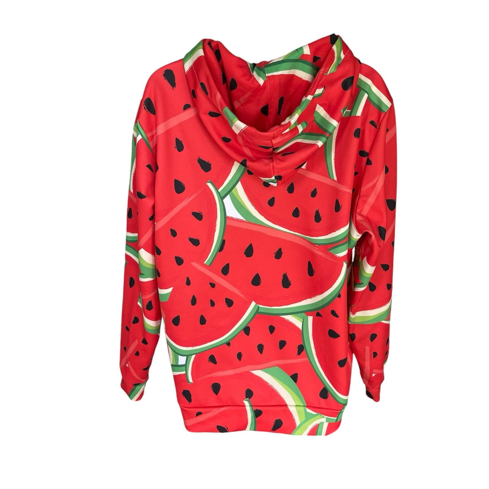 Other Watermelon Long Sleeve Hoodie Pullover Sweatshirt Pocket Size XS / US 0-2 / IT 36-38 - 3 Thumbnail