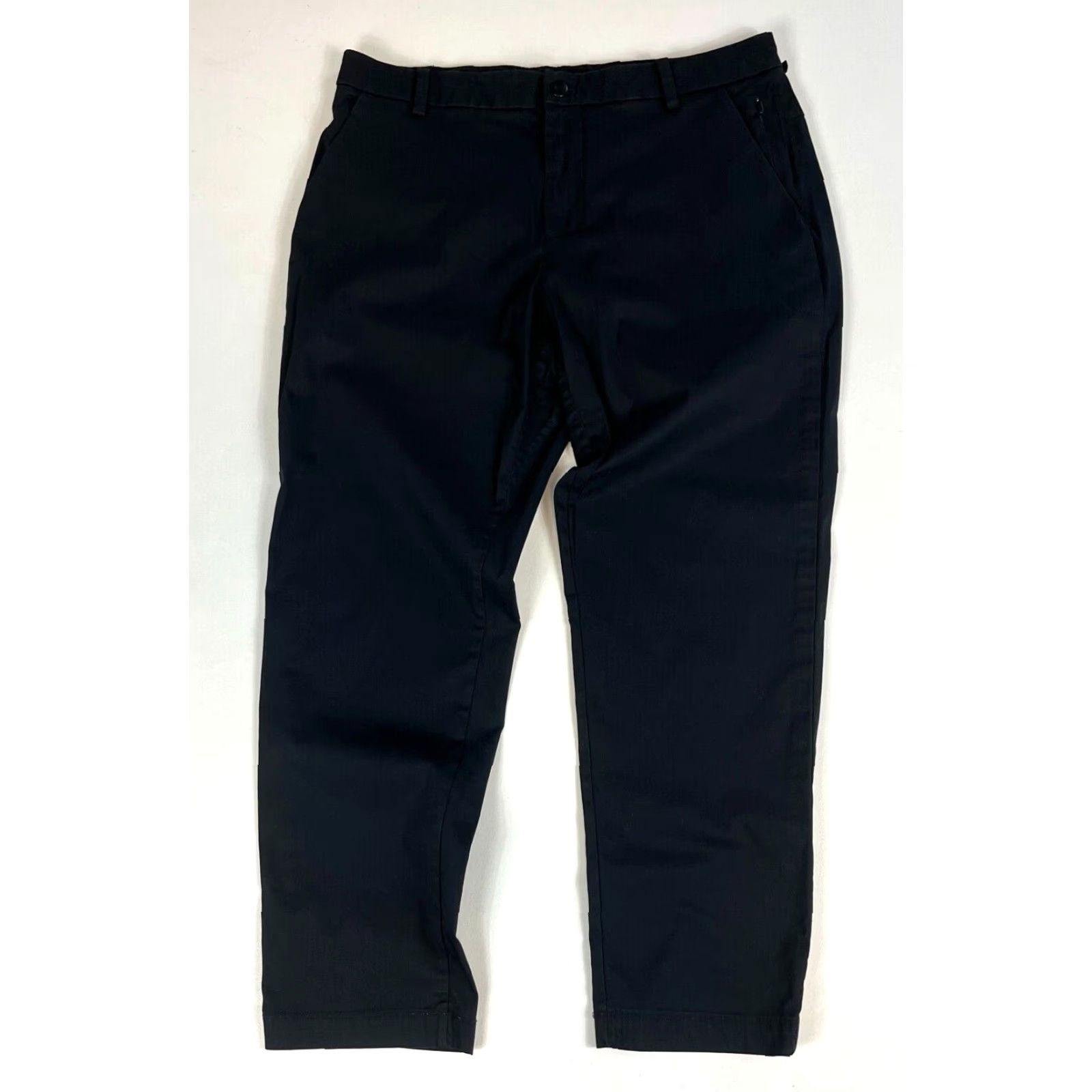 Lululemon Lululemon Men's Commission Pants Classic LM5440 Black 34x28 Cotton Blend Flat Front Belt Loops Chino Office City Preppy Vintage/Pre-owned Mens Size US 34 / EU 50 - 2 Thumbnail