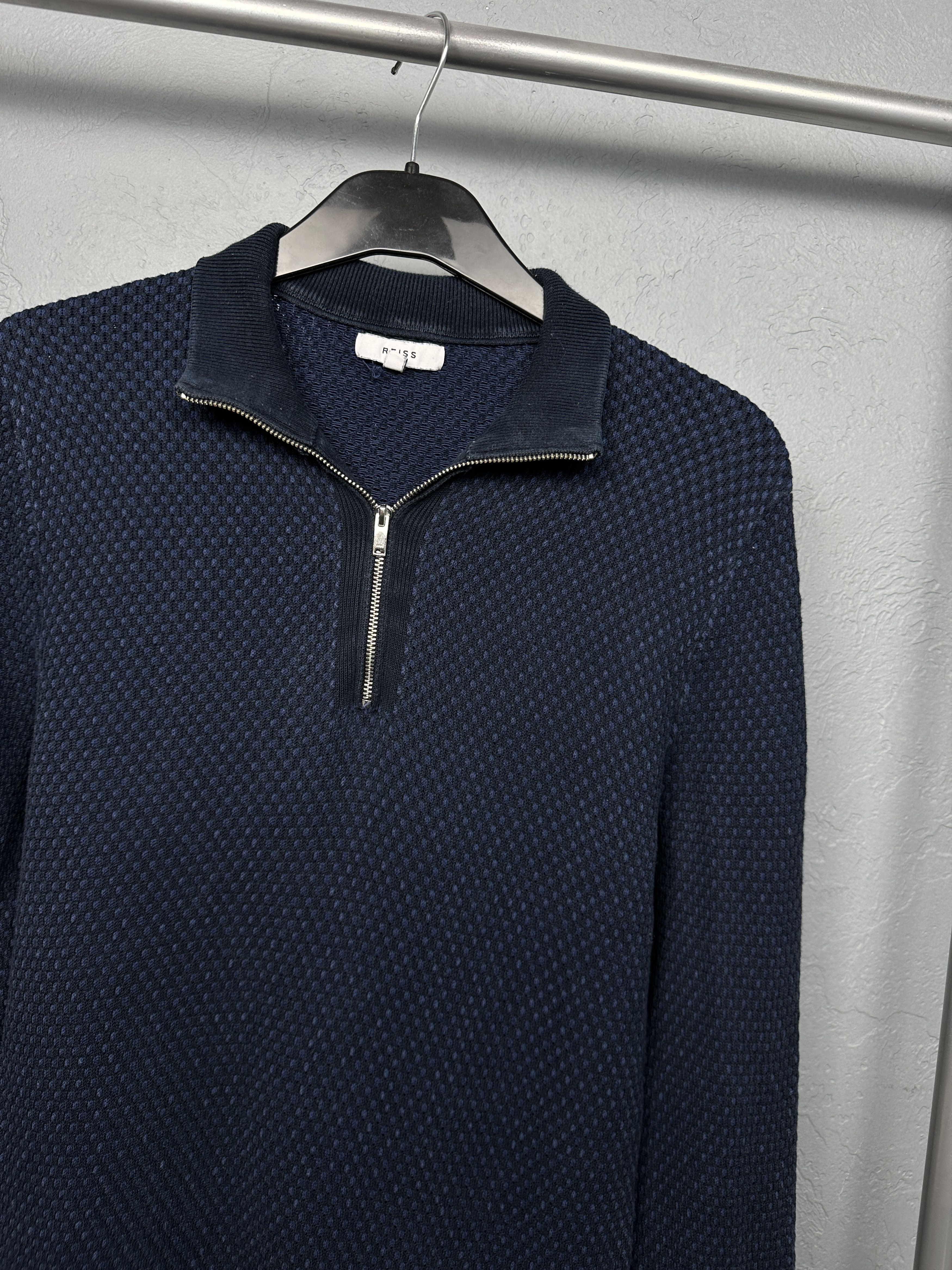 Reiss Reiss Mens Quarter 1\4 Zip Sweater Size US S / EU 44-46 / 1 - 2 Thumbnail