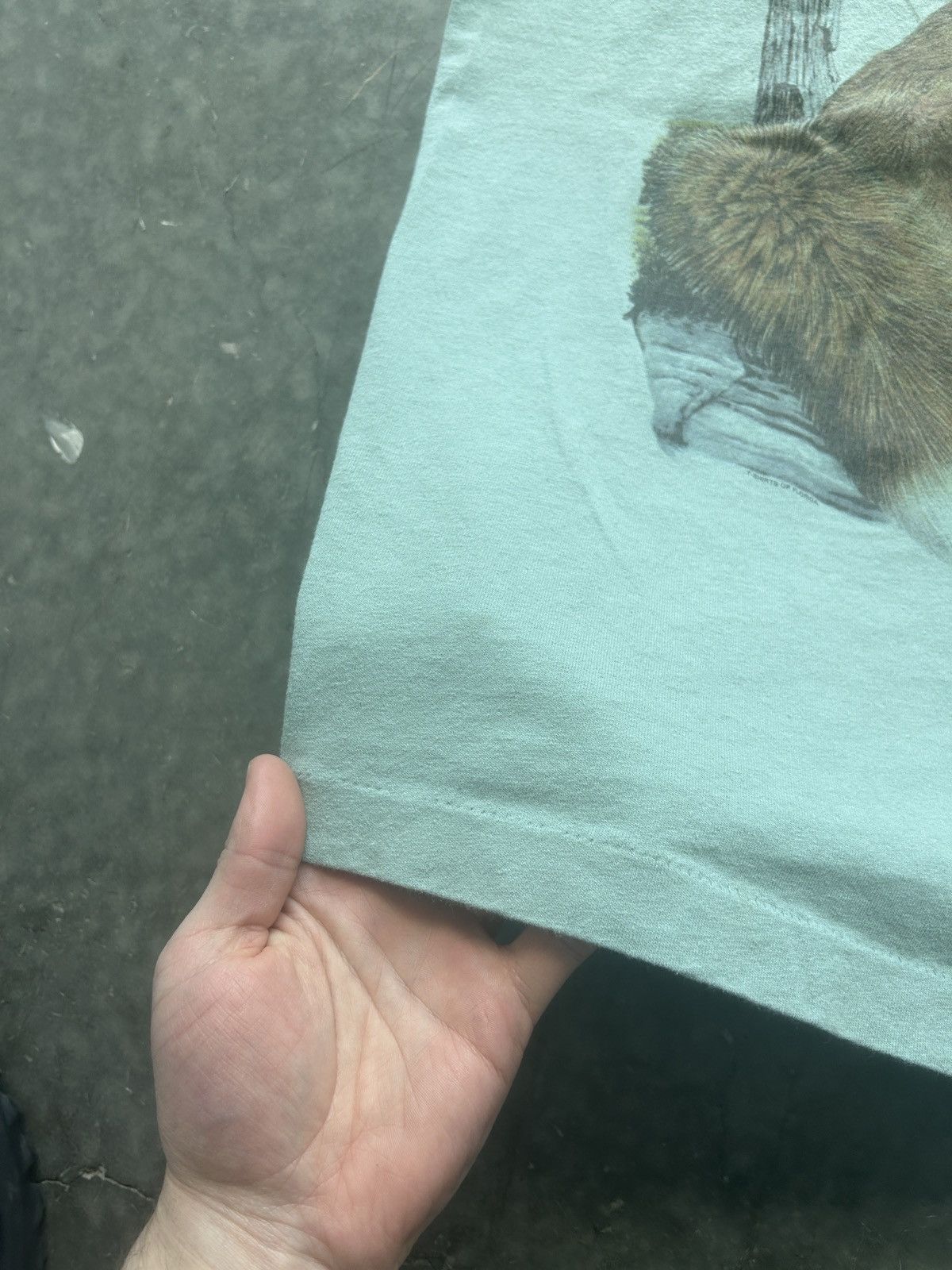 Vintage Vintage 90s Fox Graphic Tee Size US L / EU 52-54 / 3 - 6 Thumbnail