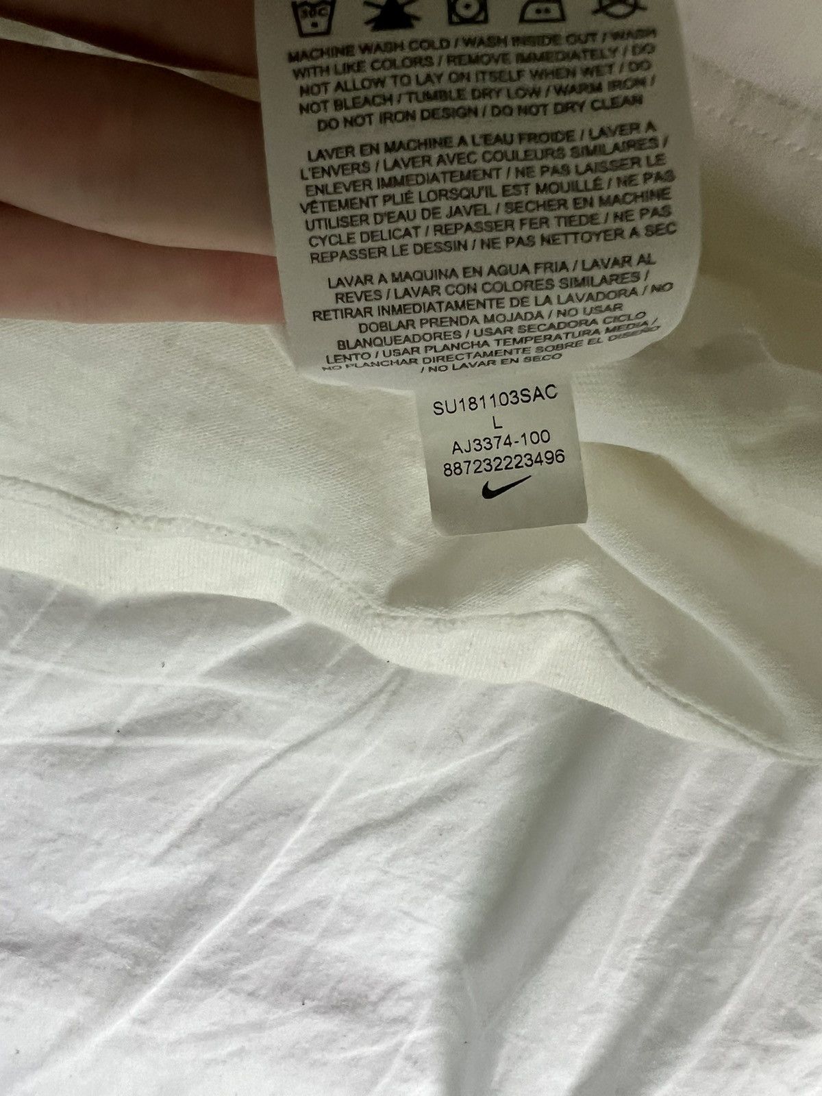 Nike × Off-White Off white x Nike Tshirt Size US L / EU 52-54 / 3 - 6 Thumbnail