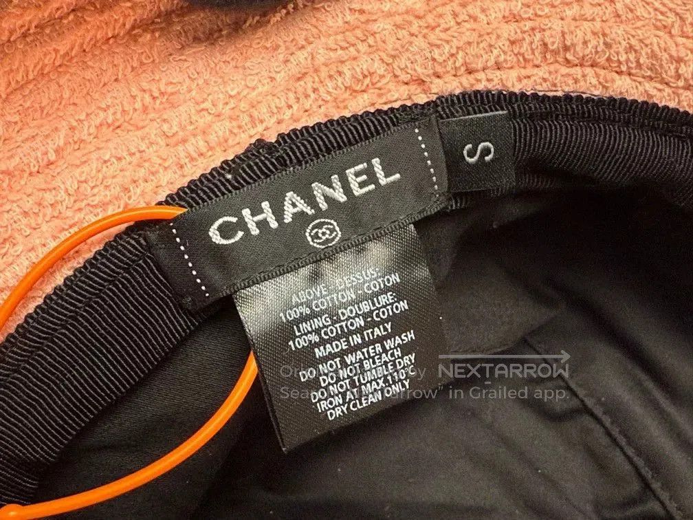 Chanel Chanel Colorblock Double C Logo Towel Hat. Size ONE SIZE - 3 Thumbnail