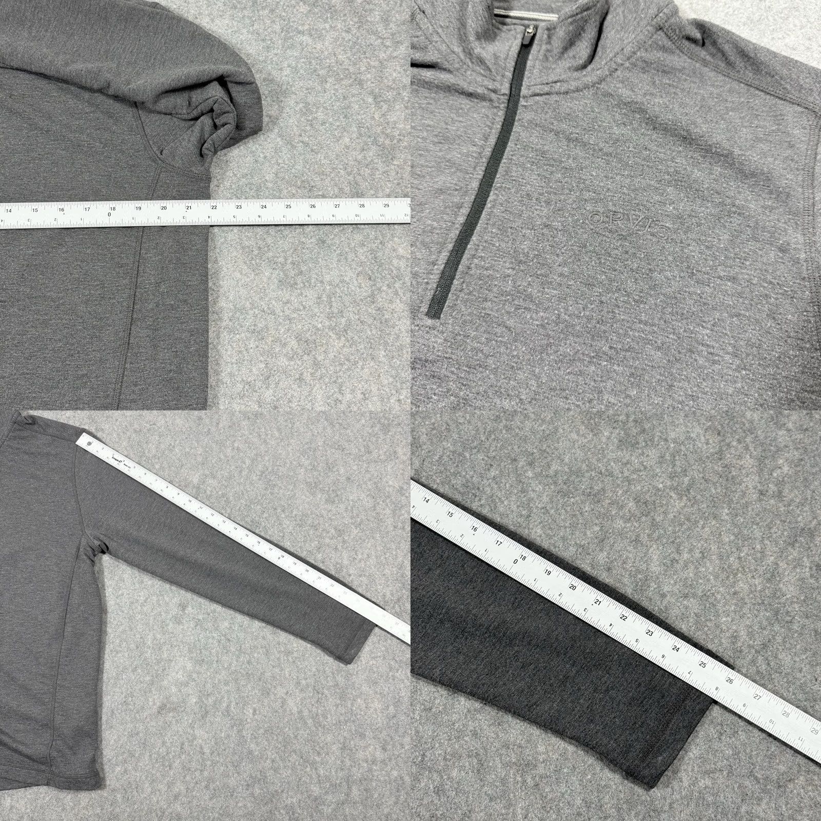 Orvis Orvis Sweater 1/4 Zip Lightweight Mock-Neck Long Sleeves Men's Medium Gray Size US M / EU 48-50 / 2 - 9 Thumbnail