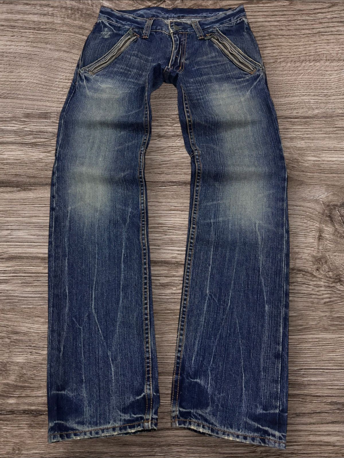 PPFM PPFM Grunge Heavy Whisker Jeans Size US 30 / EU 46 - 2 Thumbnail