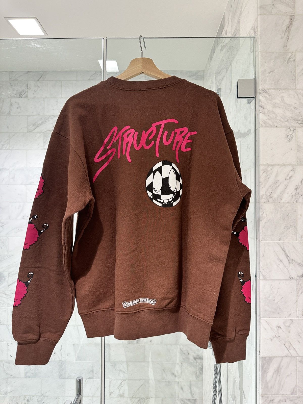 Chrome Hearts Chrome Hearts Matty Boy “Structure” crewneck Size US L / EU 52-54 / 3 - 2 Thumbnail
