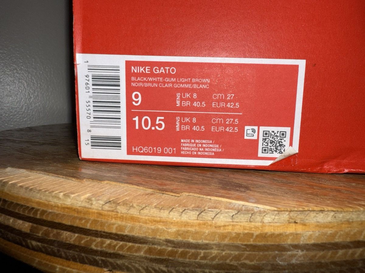 Nike Nike Gato Black/White sz9 DS New in OG Box! Never Worn! Size US 9 / EU 42 - 4 Thumbnail