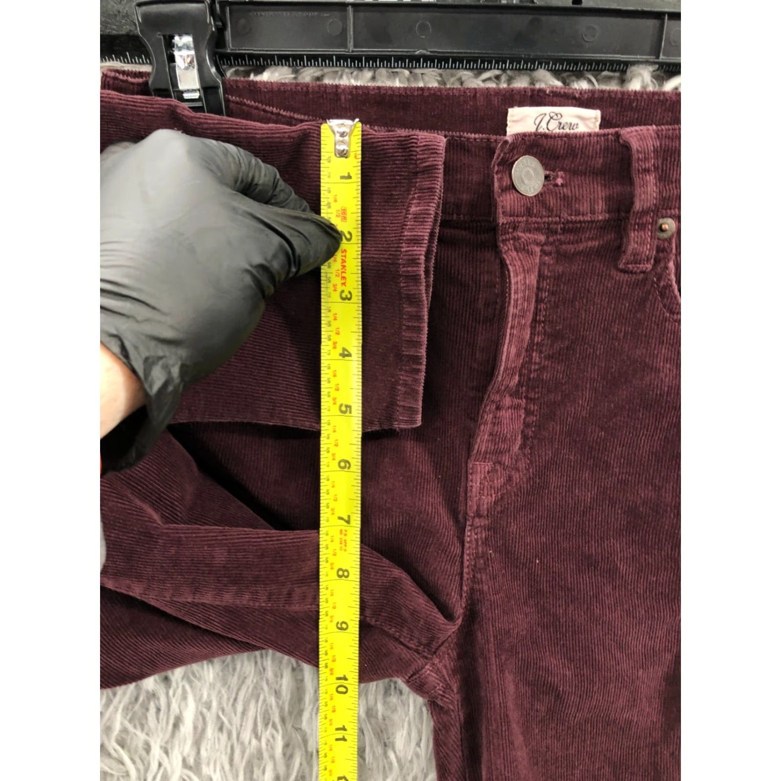 J.Crew J.Crew Lookout High Rise Skinny Corduroy Pants Size 27 Womens Red Size 27" / US 4 / IT 40 - 4 Thumbnail