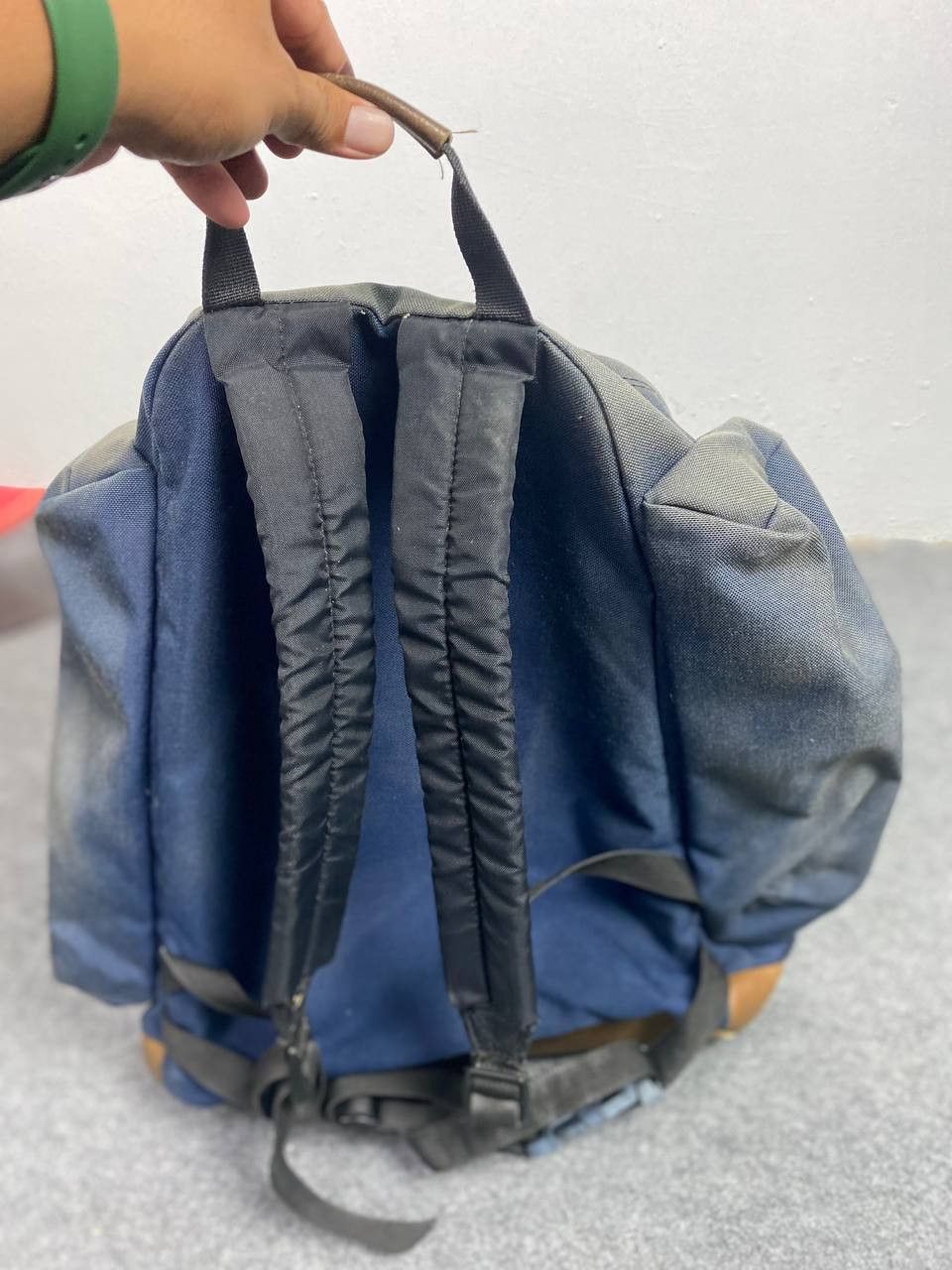 Jansport × Vintage vintage jansport bagpack partially leather made in usa Size ONE SIZE - 7 Thumbnail