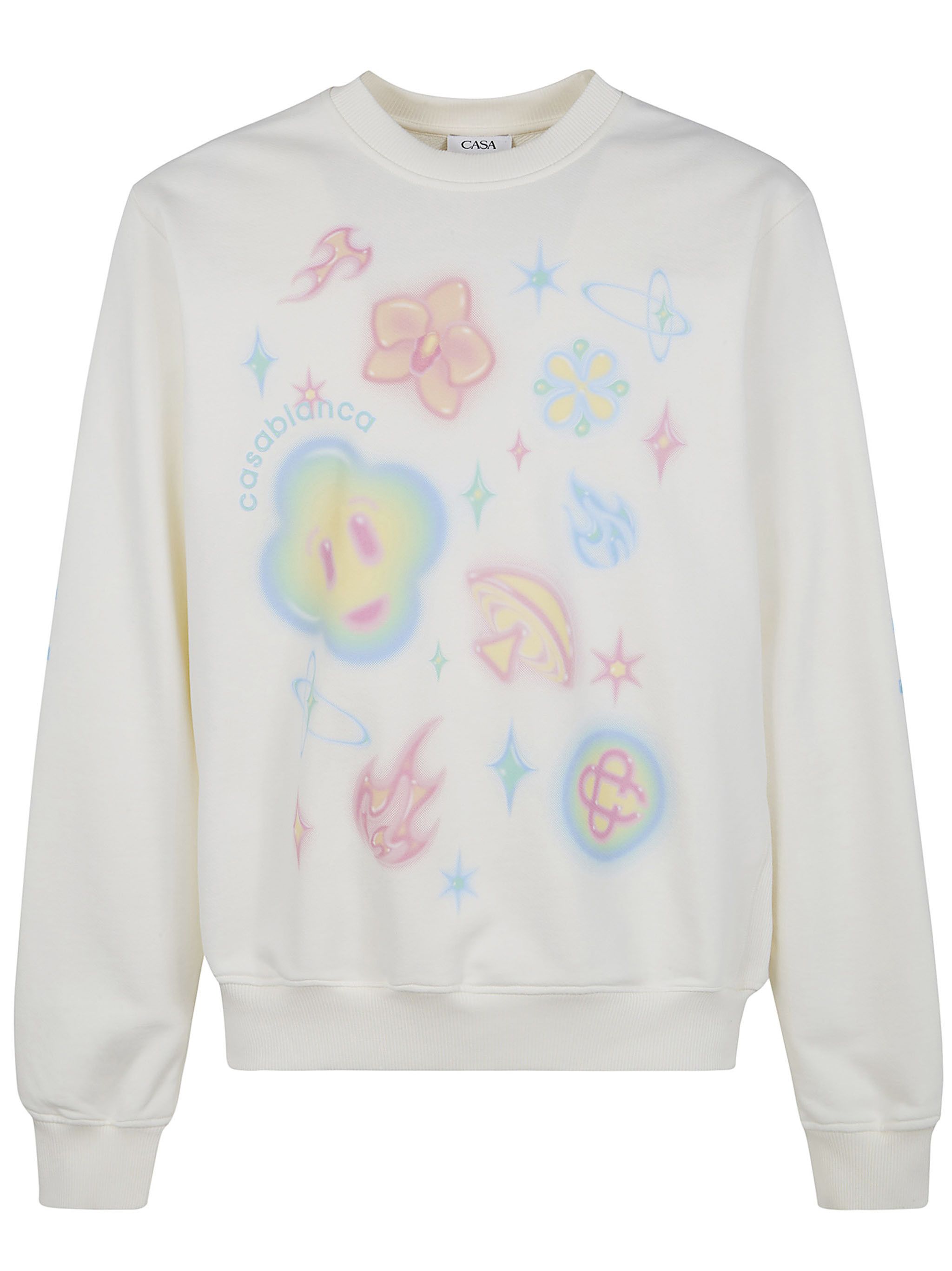 Casablanca "AIRBRUSH ICONS" SWEATSHIRT Size US XL / EU 56 / 4 - 1 Thumbnail