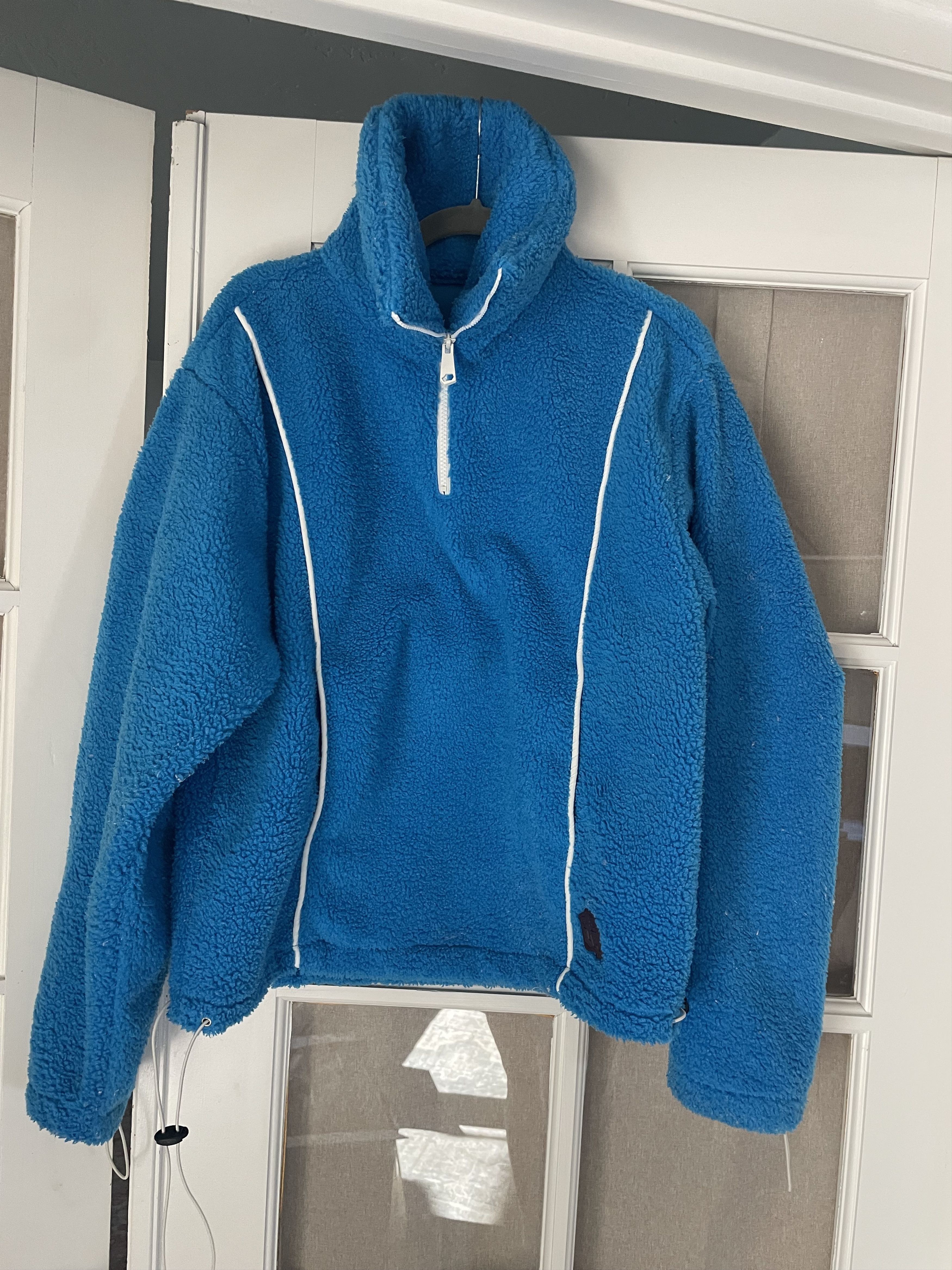 Ader Error Ader Error Blue Fleece Victo Jacket Size US M / EU 48-50 / 2 - 2 Thumbnail