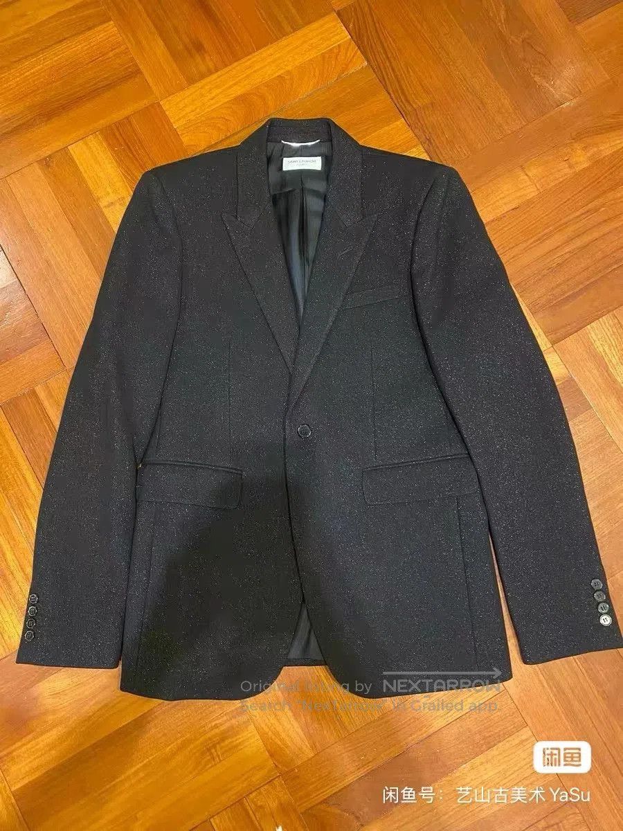 Saint Laurent Paris Saint Laurent FW15 Glitter Blazer. Size US M / EU 48-50 / 2 - 1 Thumbnail