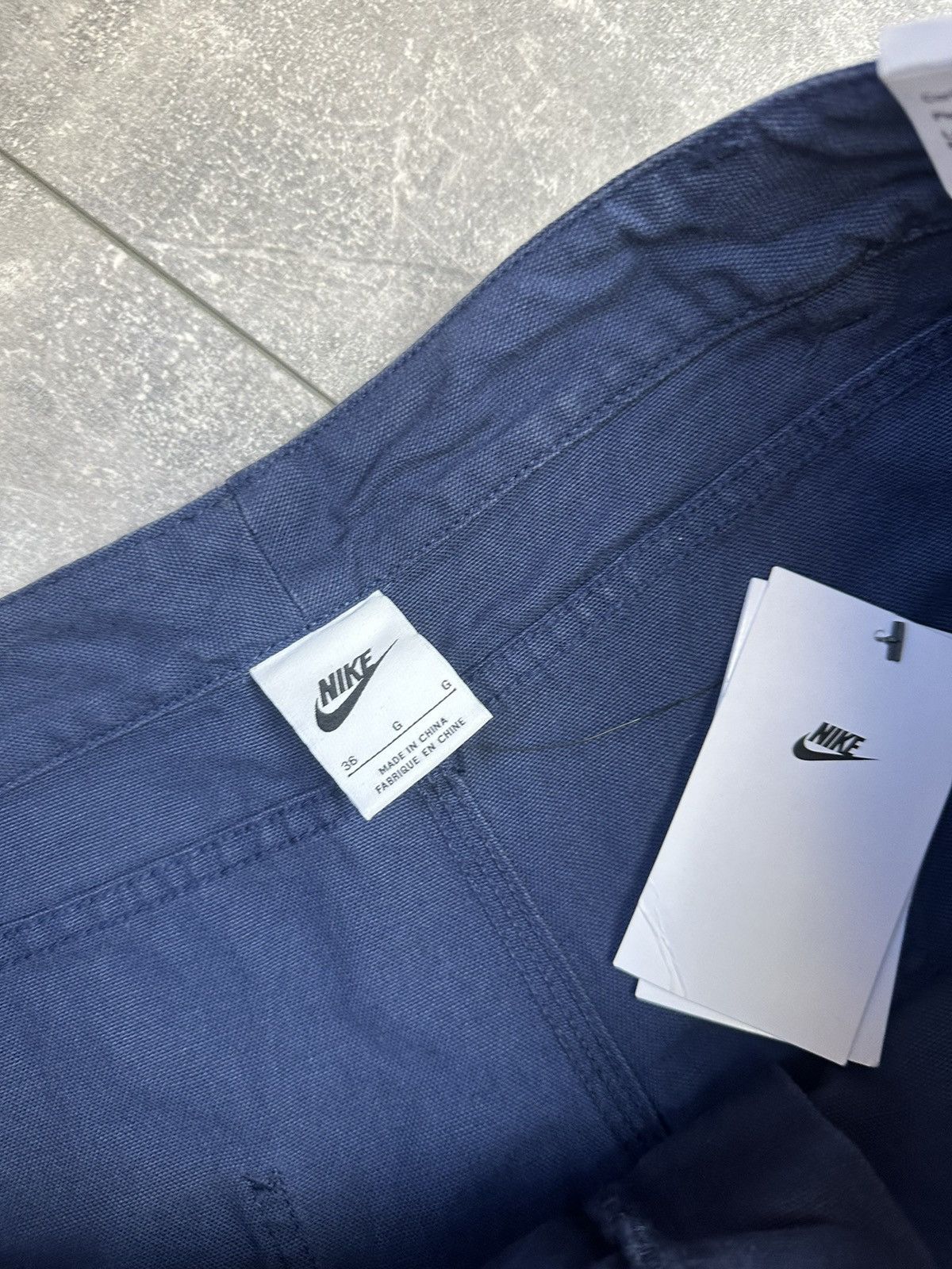 Vintage Nike Double Knee Canvas Utility Carpented Pants Size US 36 / EU 52 - 7 Thumbnail