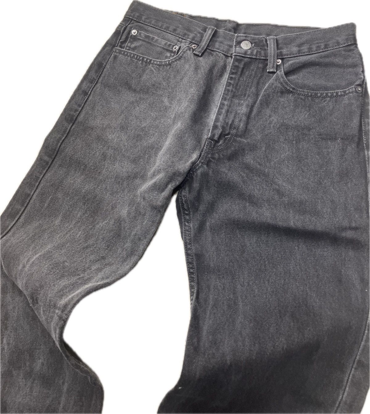 Levi's Levi’s 505 Black Washed Jeans Size US 32 / EU 48 - 3 Thumbnail