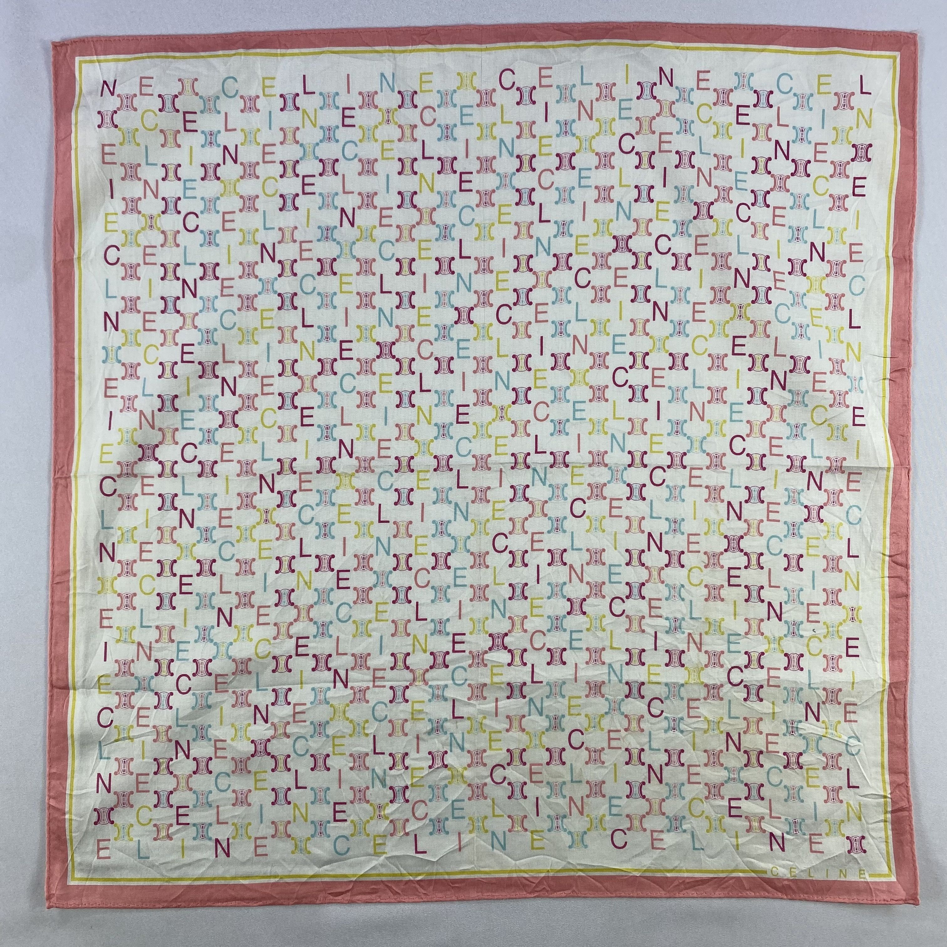 Celine × Vintage Celine Bandana/ Handkerchief / Neckerchief Size ONE SIZE - 1 Thumbnail
