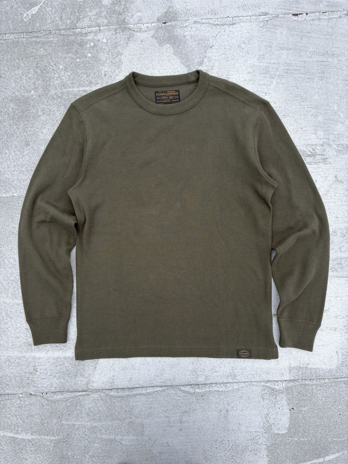 Filson Filson Brand New Thermal long sleeve Tshirt army green small Size US S / EU 44-46 / 1 - 1 Thumbnail