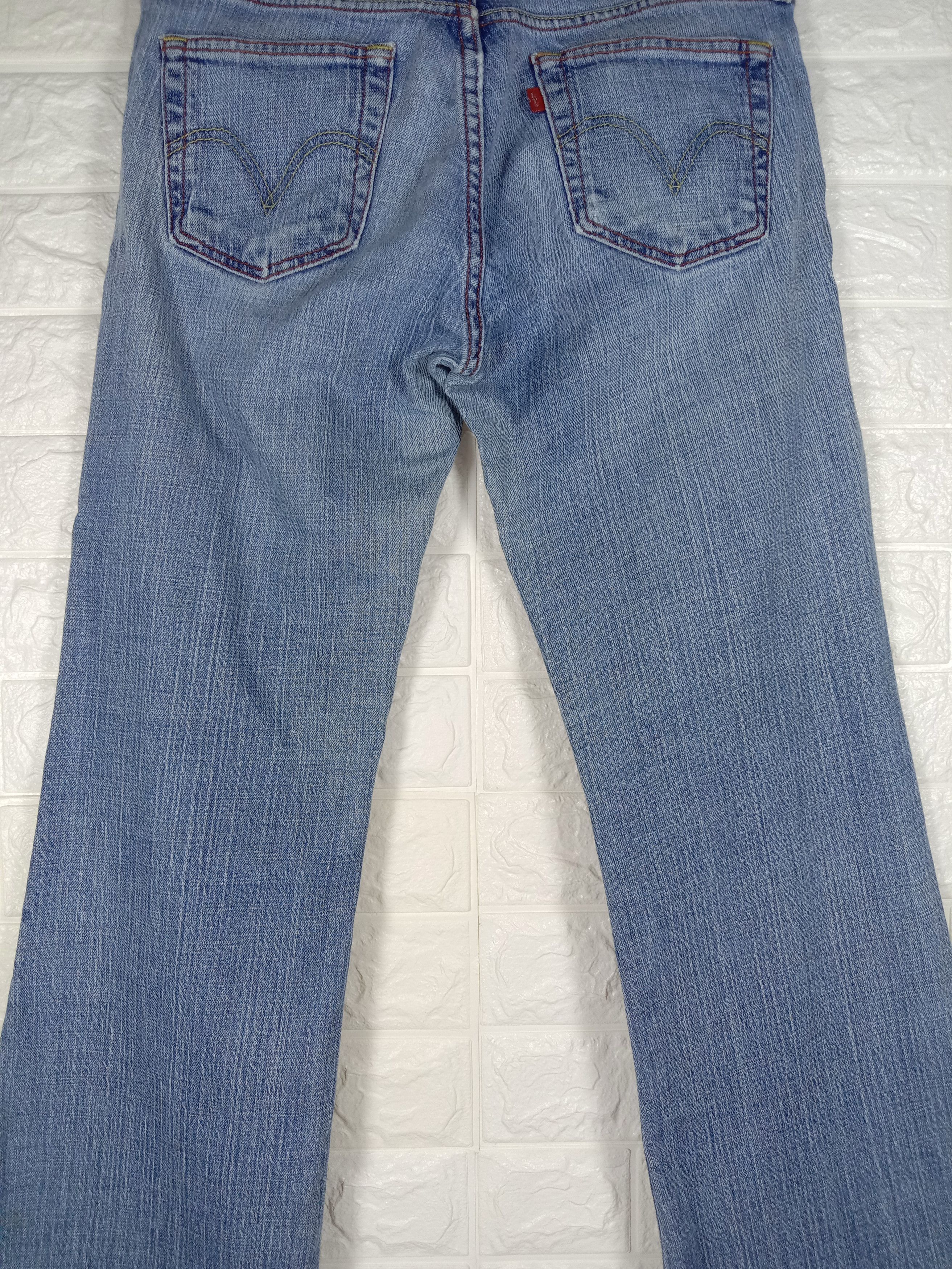 Levi's Vintage Levi's 524 Flare Jeans Light Wash Denim Size 31" - 6 Thumbnail