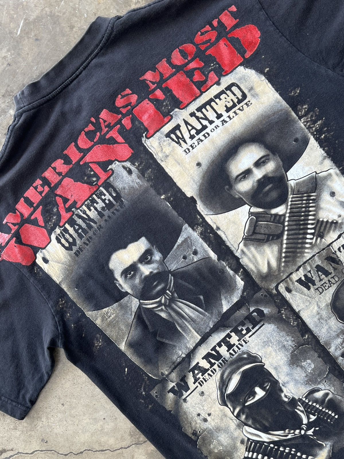 Vintage Vintage America's Most Wanted Chicano Outlaw Tee XL Size US XL / EU 56 / 4 - 1 Thumbnail