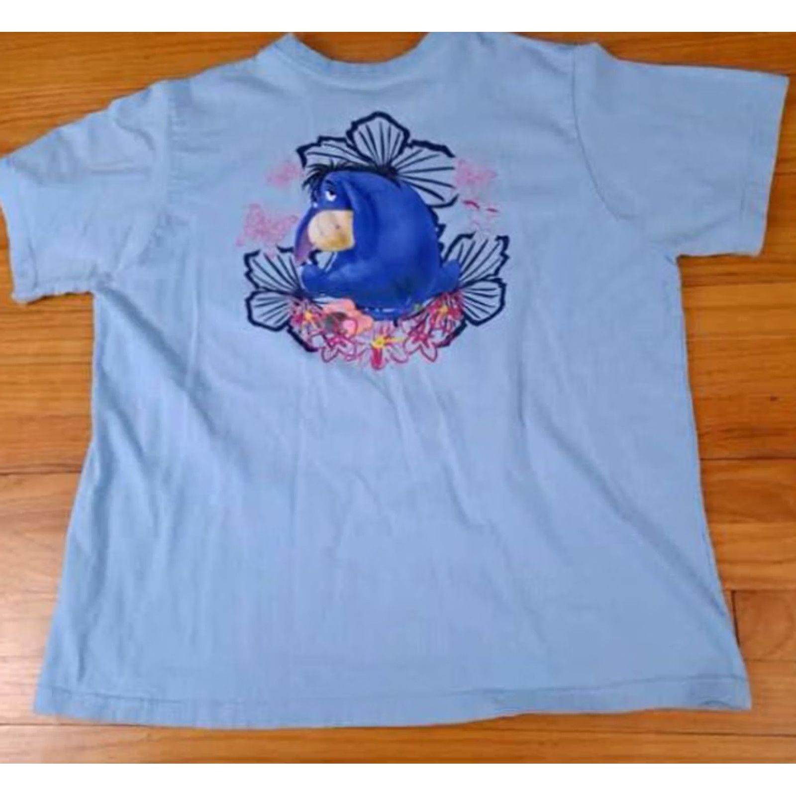 Disney VINTAGE Disney Shirt Womens XL light blue Eeyore Store Lazy Loving Front Back Print Size XL / US 12-14 / IT 48-50 - 4 Thumbnail
