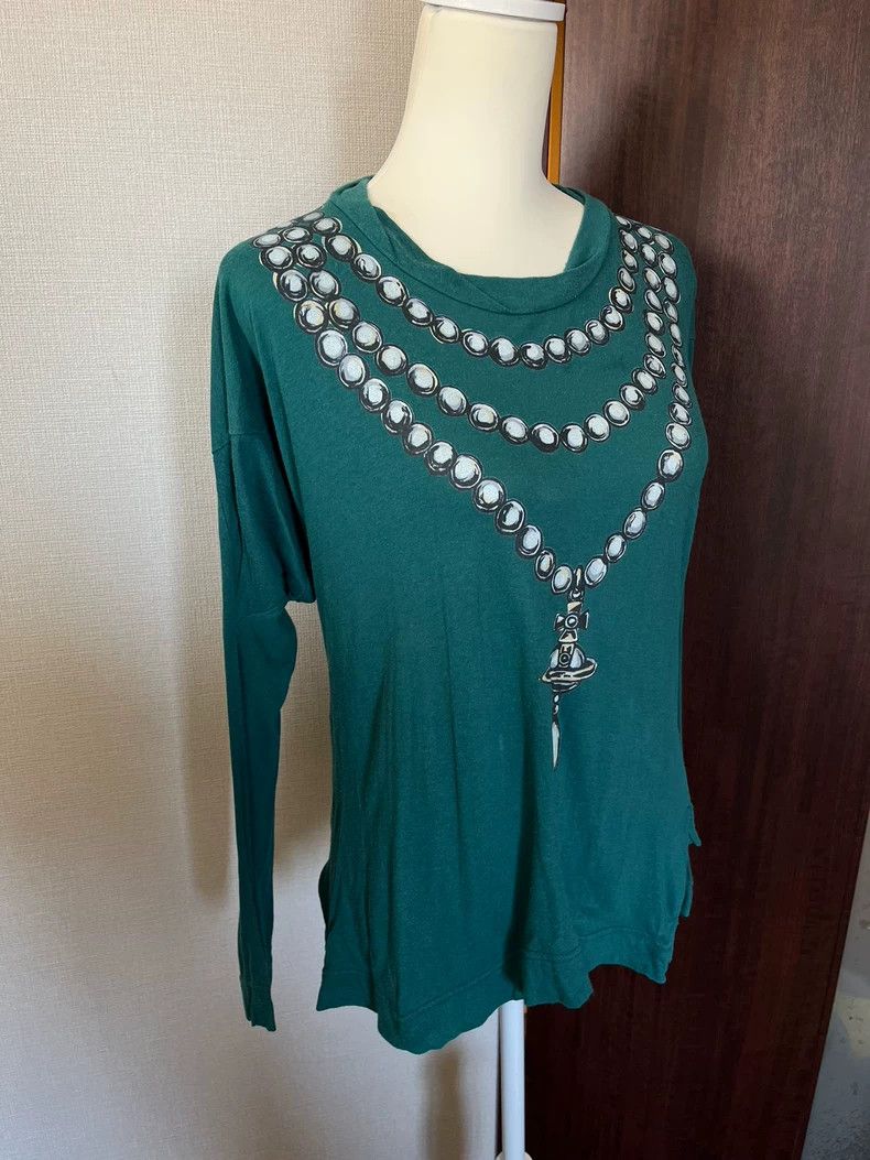 Vivienne Westwood Vivienne Westwood Pearl necklace printed top Size M / US 6-8 / IT 42-44 - 6 Thumbnail