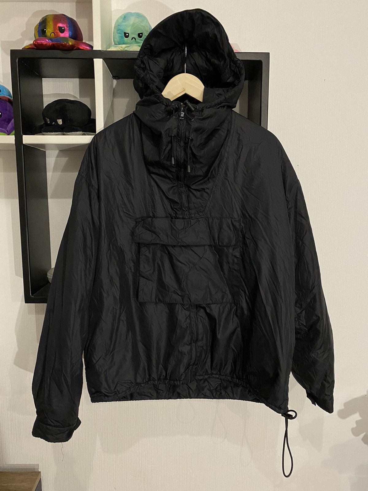 image of Aspesi Anorak Jacket in Black, Men's (Size Small)