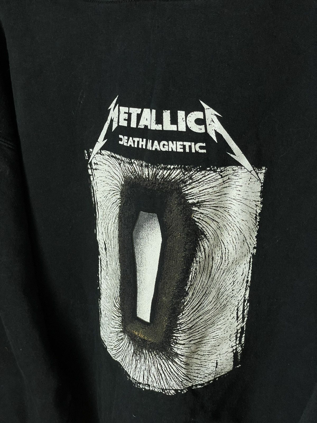 Band Tees × Metallica × Vintage Vintage Hoodie Metallica Goth Black Vintage Rare Size US XL / EU 56 / 4 - 12 Thumbnail