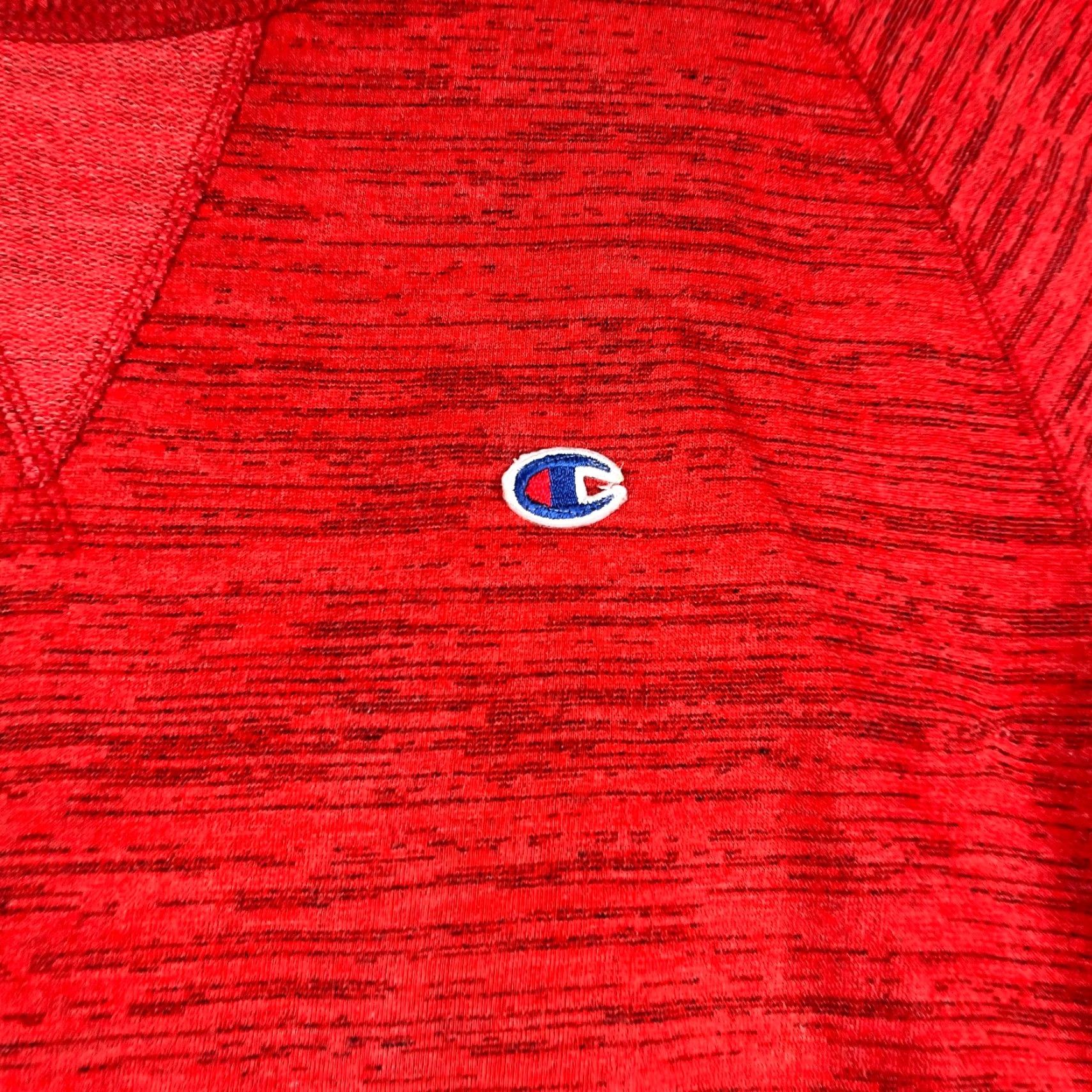 Champion Champion Sweatshirt Pullover XL Men Red Heather Crew Neck Logo All Seasons Winter Mens Size US XL / EU 56 / 4 - 3 Thumbnail