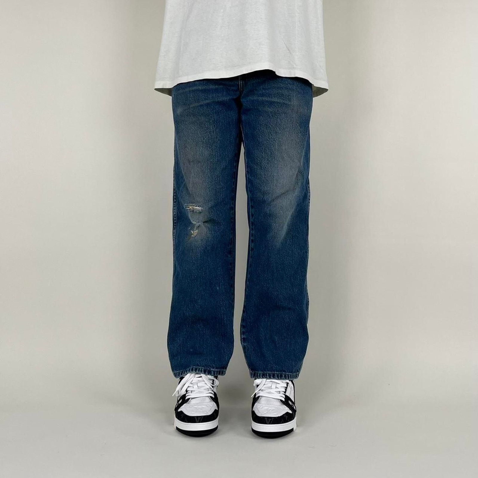 Dickies × Vintage Vintage 1990s Dickies Essential Baggy Carpenter Jeans Size US 36 / EU 52 - 2 Thumbnail
