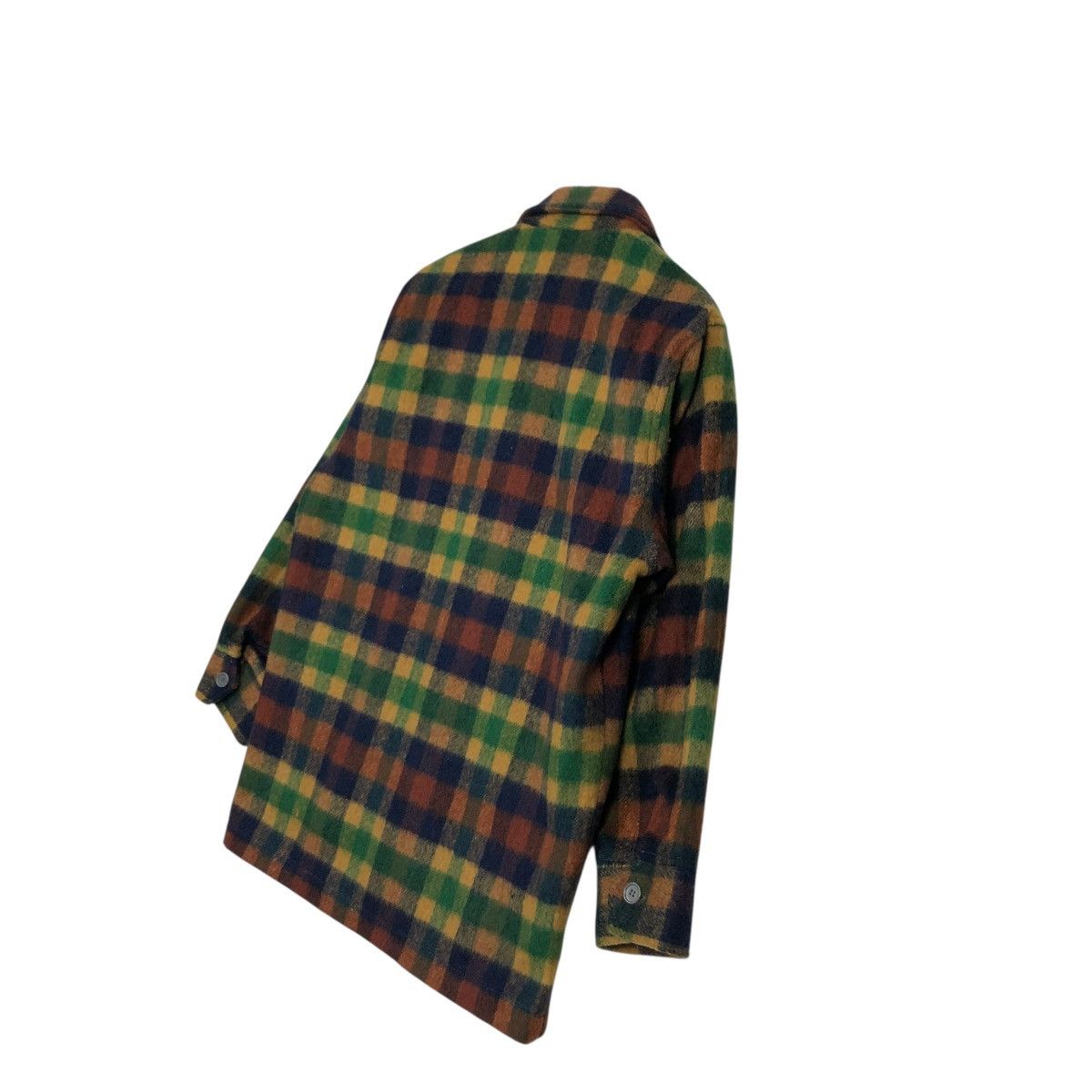 Japanese Brand 🔥VINTAGE WOOL CHORE JACKET TARTAN UNBRANDED ISSEY MIYAKE Size US M / EU 48-50 / 2 - 12 Thumbnail