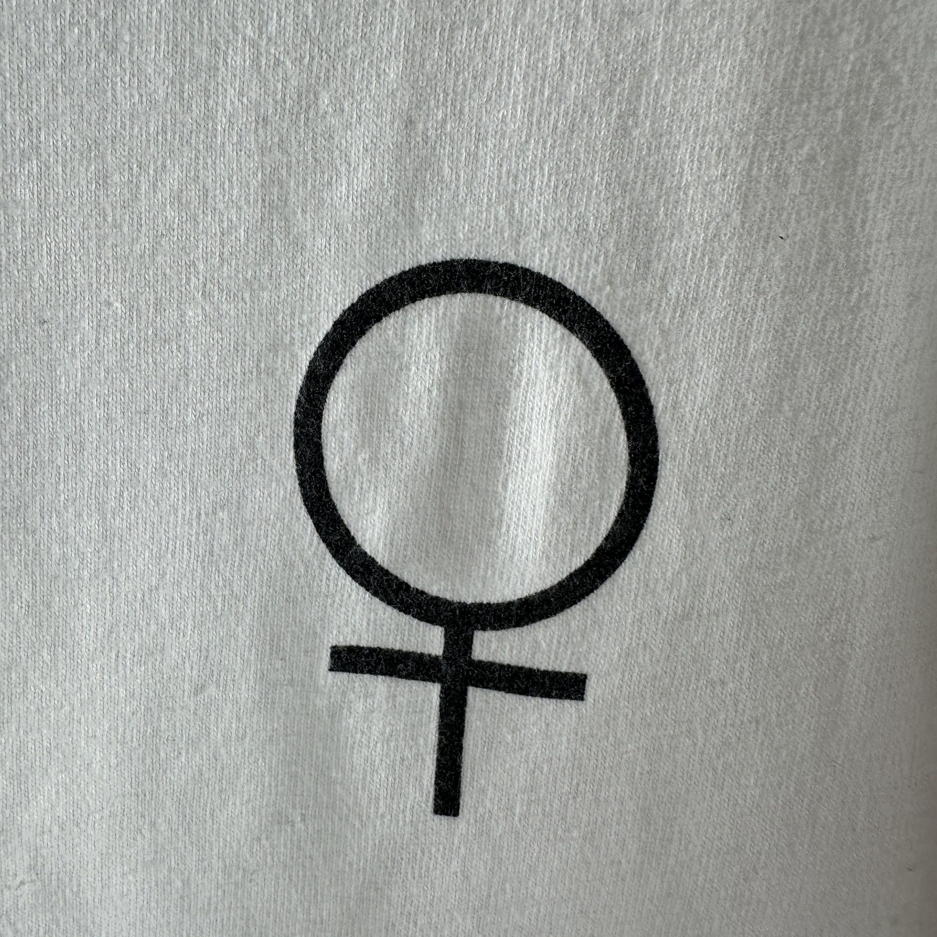 Vintage ​90s Women's Liberation Movement Typography XL T-shirt Size US XL / EU 56 / 4 - 3 Thumbnail