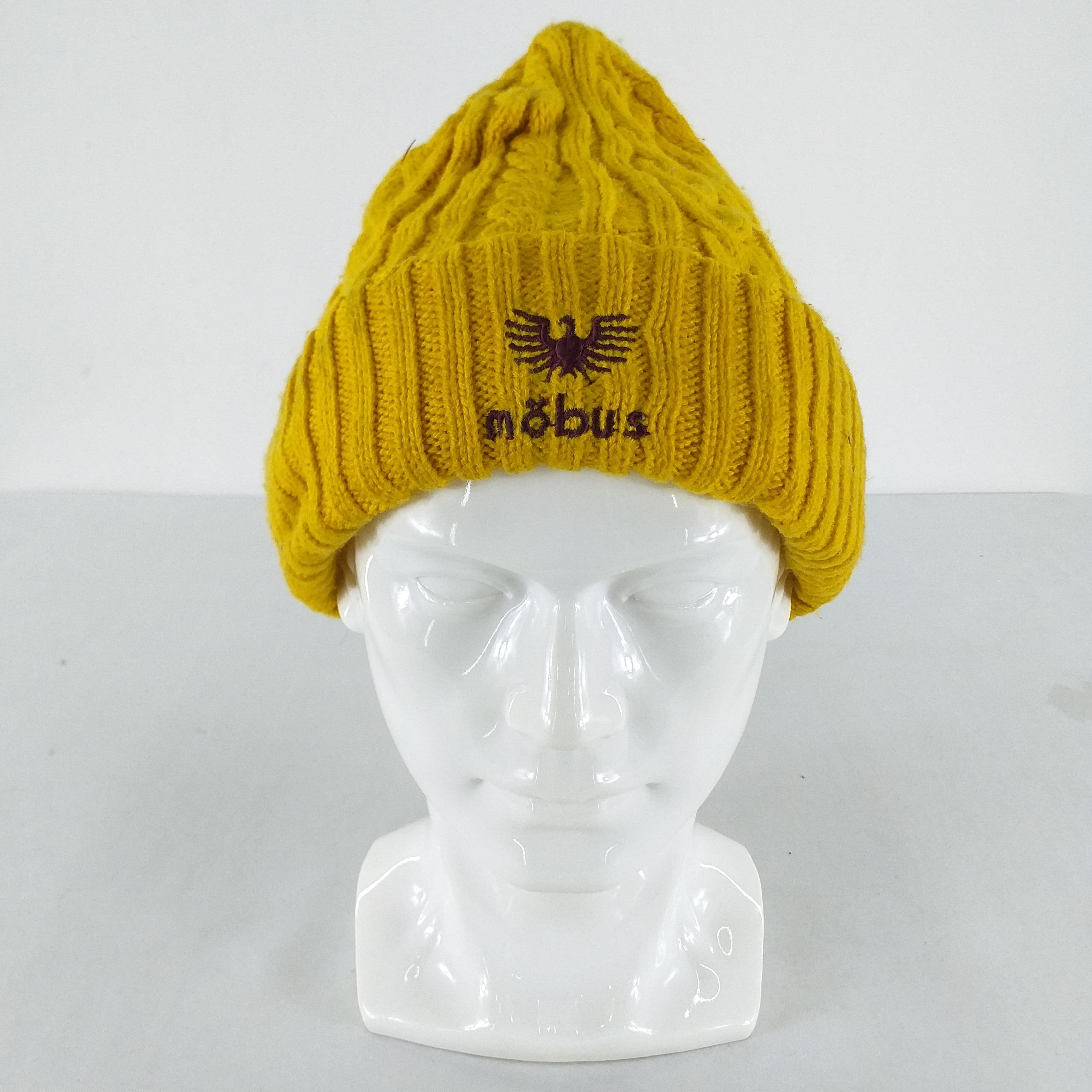 Japanese Brand Mobus Embroidery Snow Cap Hat Beanie -BN249 Size ONE SIZE - 1 Thumbnail