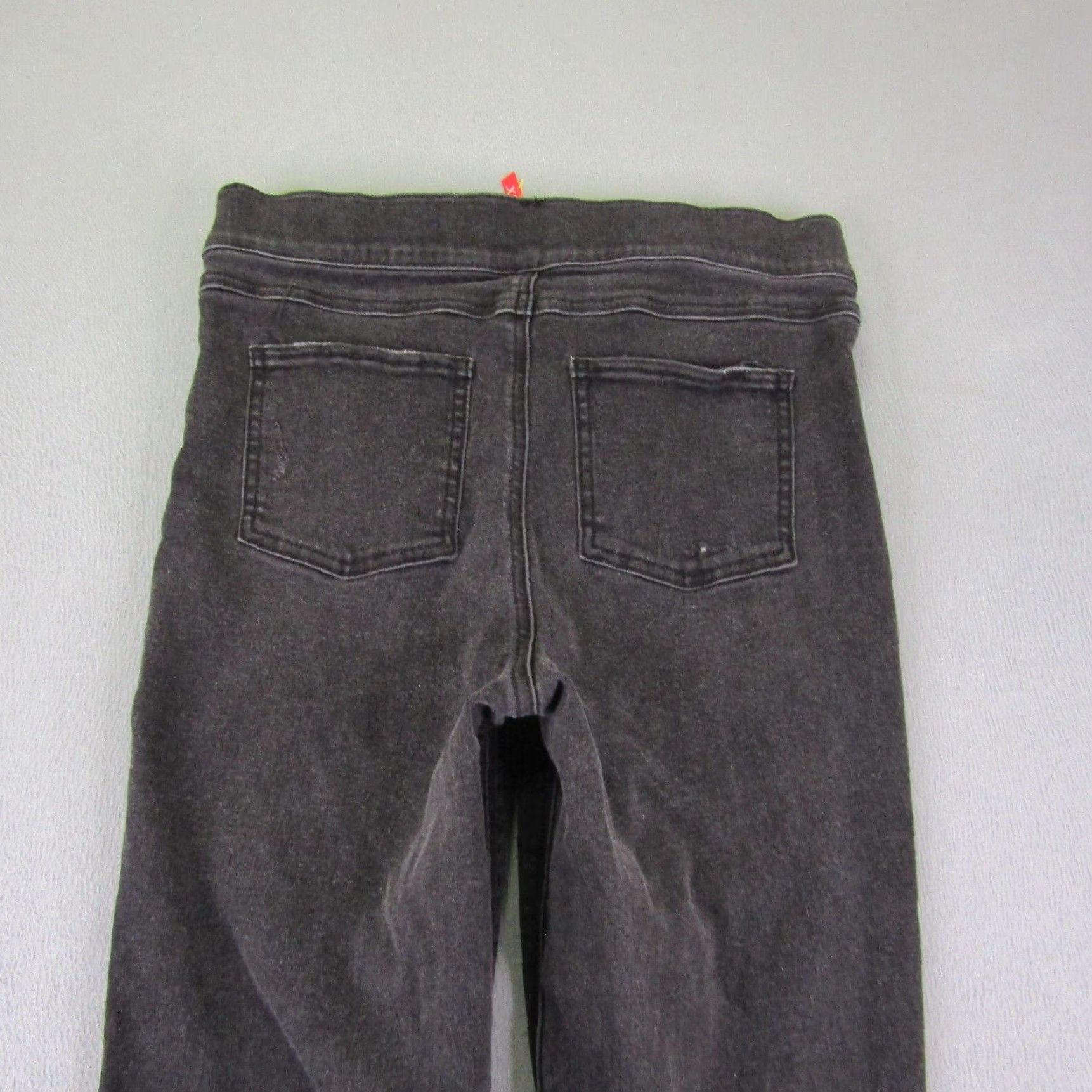 Spanx VINTAGE Spanx Jeans Women's Skinny Fit Denim Pants Medium Black Cotton Blend 90s Stretch Ankle Pockets Women Size 32" / US 10 / IT 46 - 5 Thumbnail